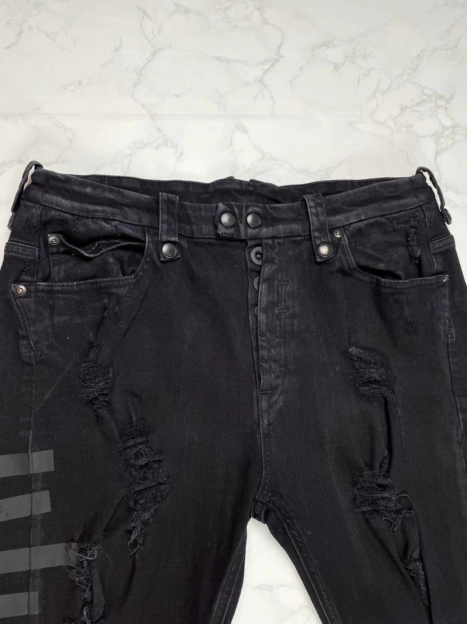 Ben Taverniti Unravel Project LOWEST PRICE Unravel Project Distoyed Skinny Jeans Size US 32 / EU 48 - 8 Thumbnail