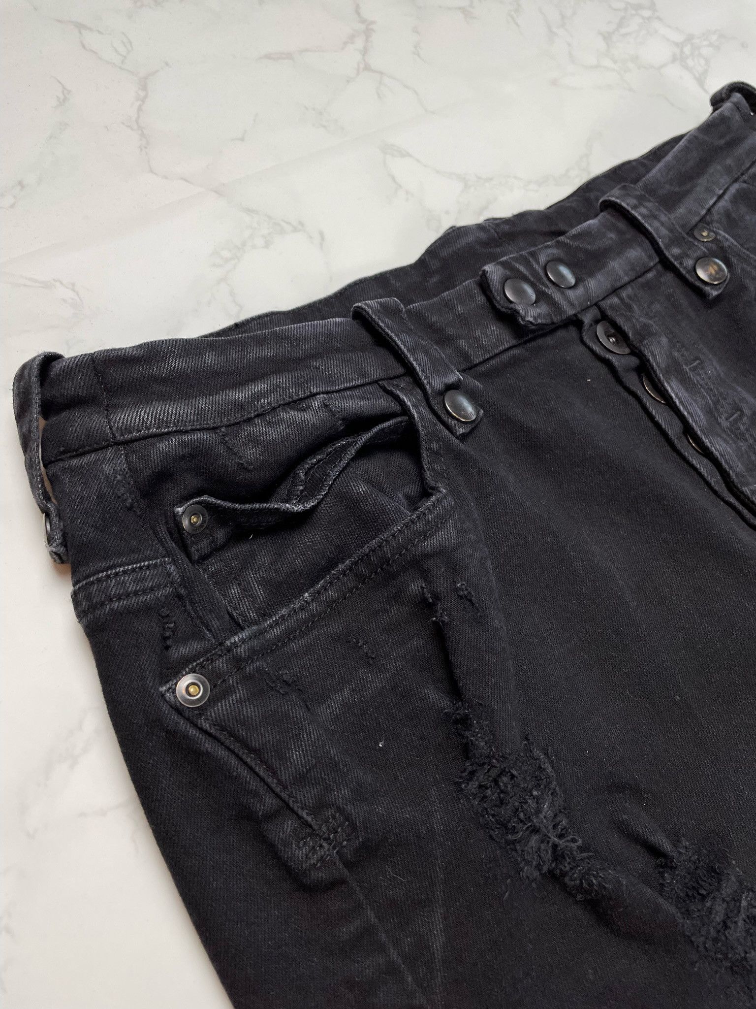 Ben Taverniti Unravel Project LOWEST PRICE Unravel Project Distoyed Skinny Jeans Size US 32 / EU 48 - 9 Thumbnail