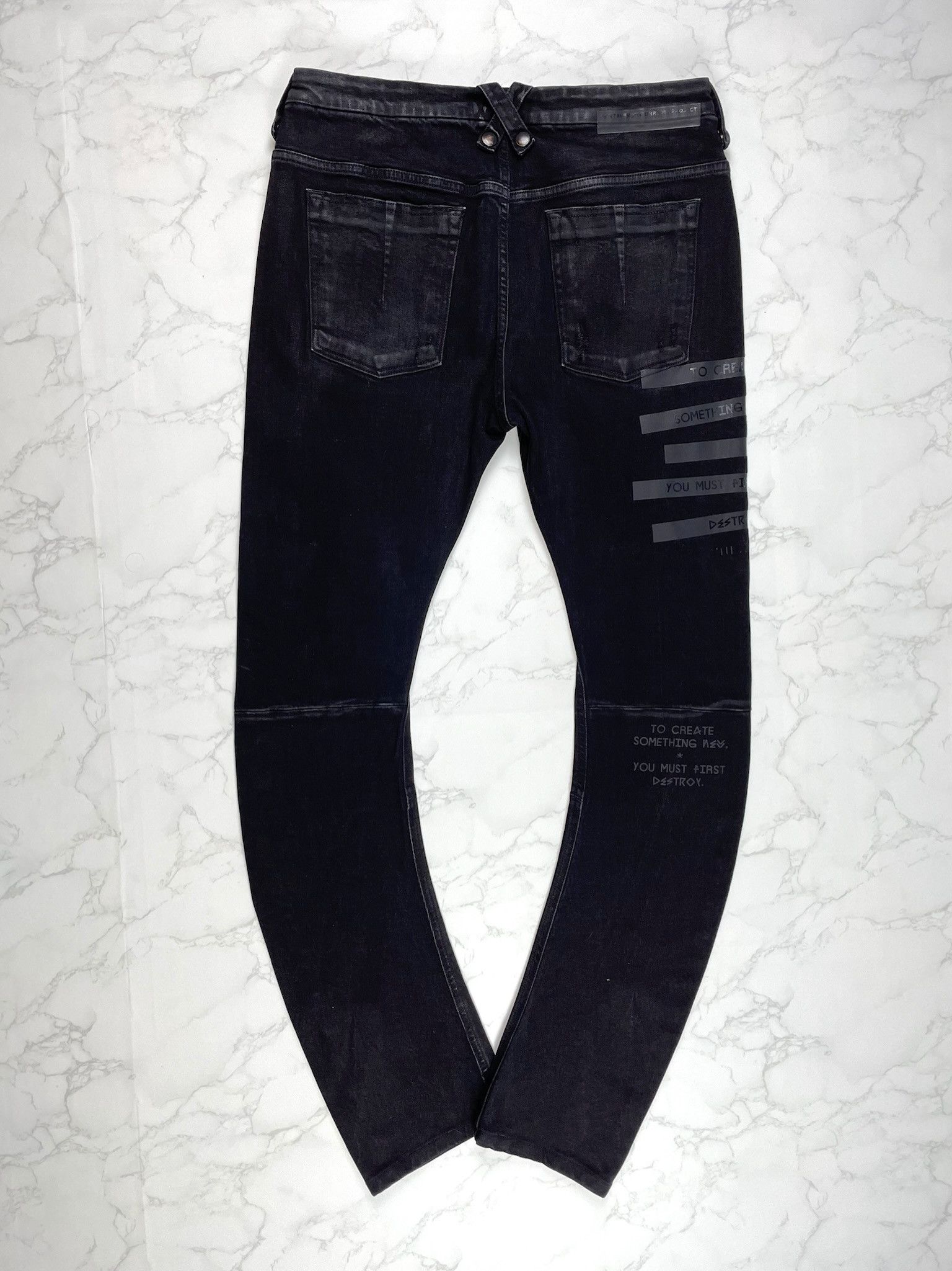 Ben Taverniti Unravel Project LOWEST PRICE Unravel Project Distoyed Skinny Jeans Size US 32 / EU 48 - 12 Thumbnail