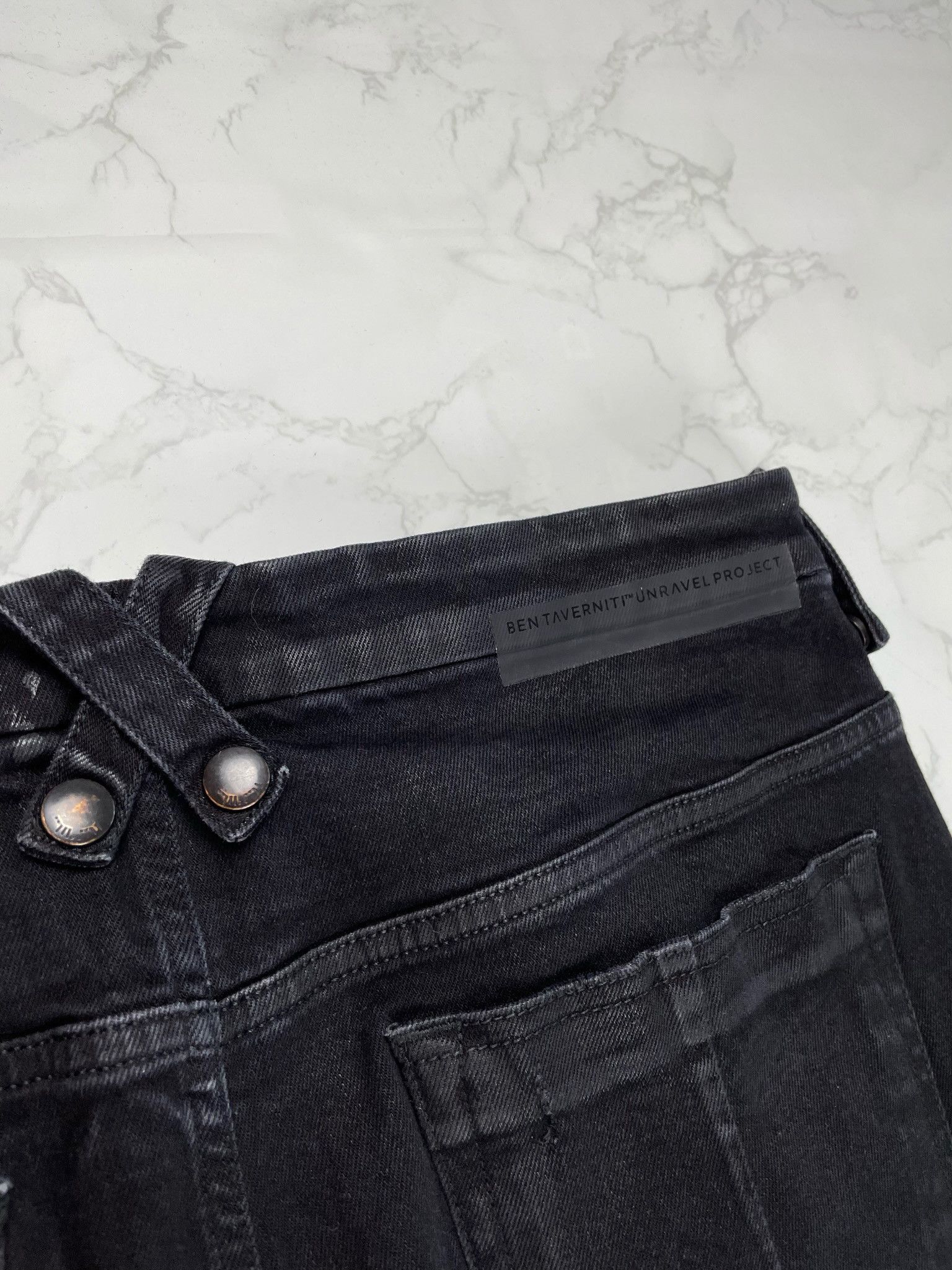Ben Taverniti Unravel Project LOWEST PRICE Unravel Project Distoyed Skinny Jeans Size US 32 / EU 48 - 15 Thumbnail
