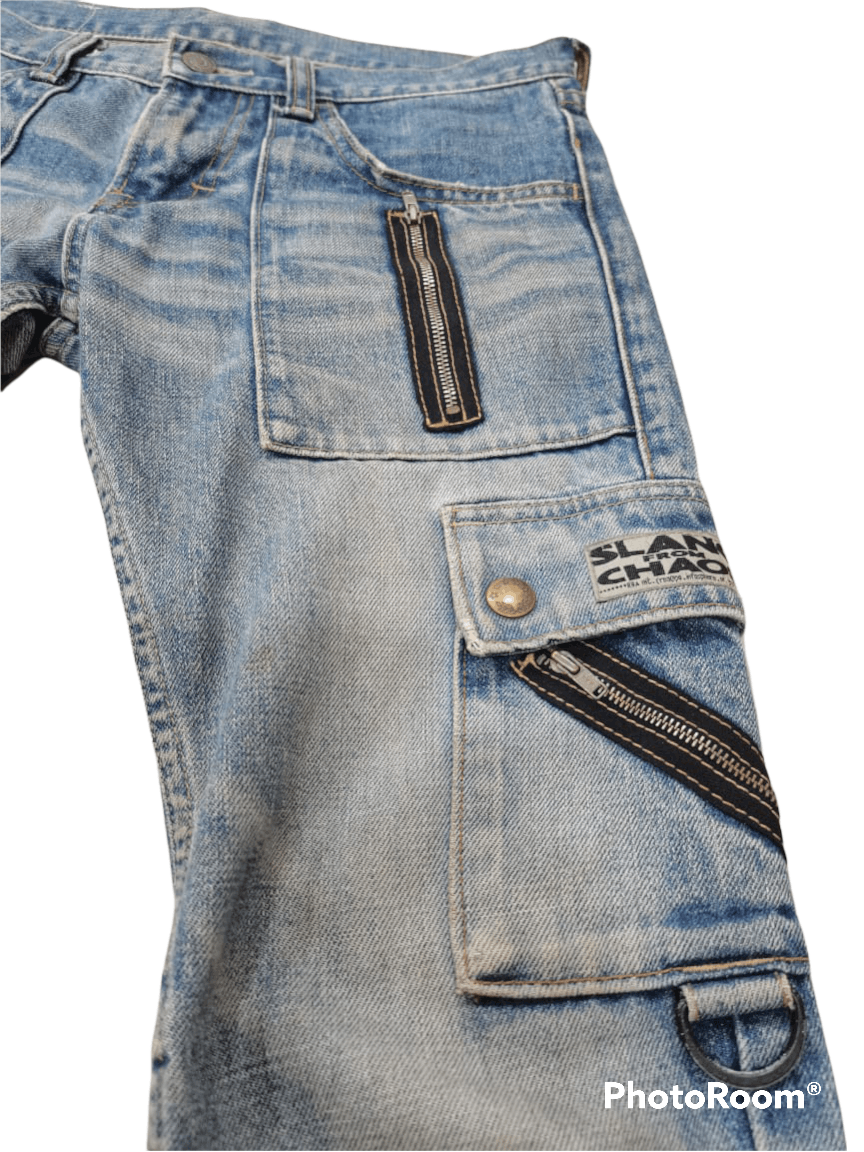 Japanese Brand RNA Slang From Chaos Distressed Zippers Grailed