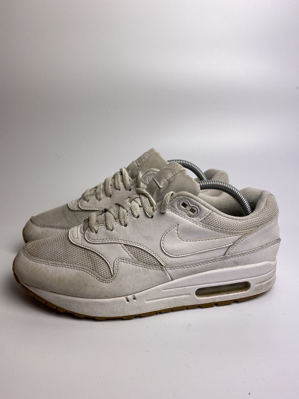 Nike Nike Air Max 1 White Gum 2018 dunk Jordan +nsw tee Size US 9 / EU 42 - 2 Thumbnail