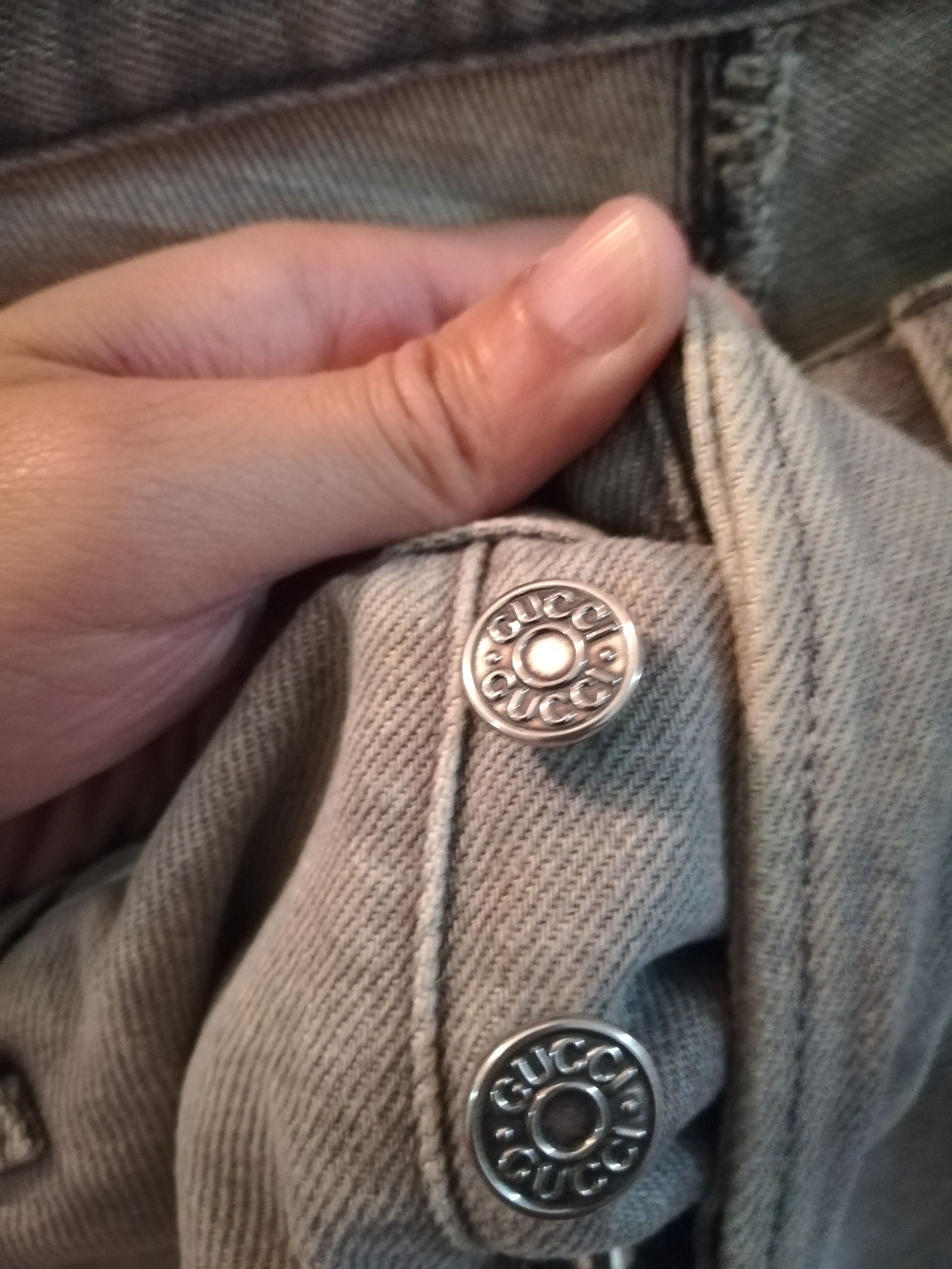 Designer Gucci S2006 Distressed Denim Italy Made Size US 29 - 11 Thumbnail