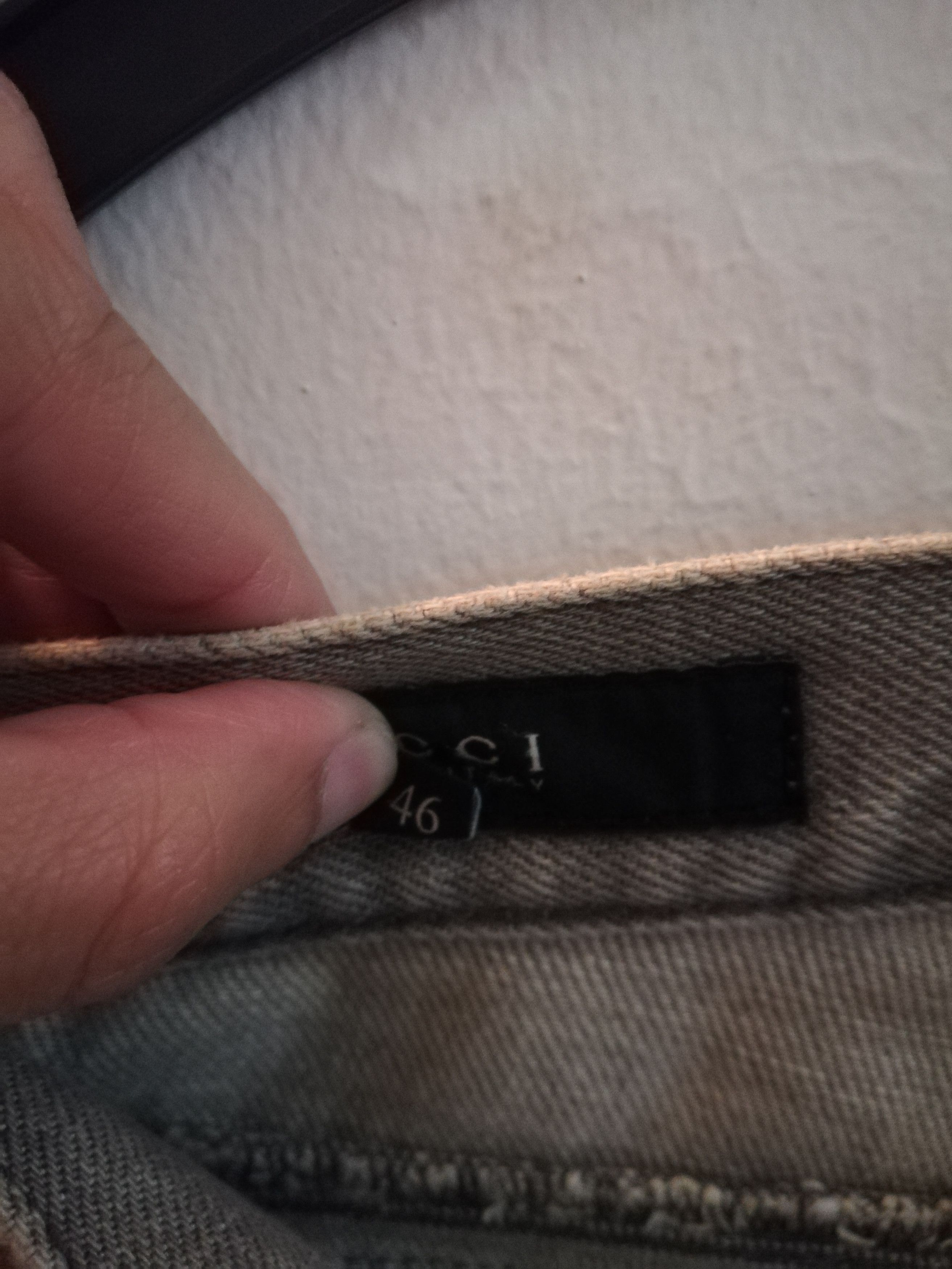 Designer Gucci S2006 Distressed Denim Italy Made Size US 29 - 6 Thumbnail