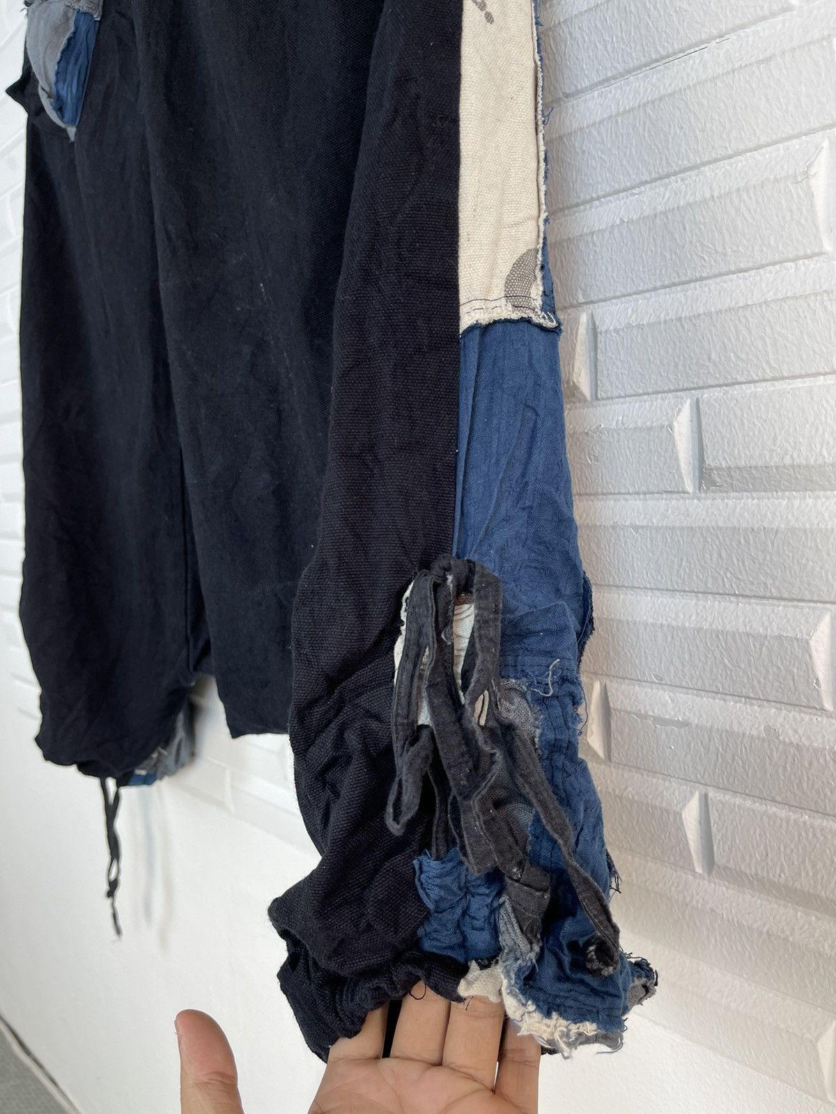 Japanese Brand × Vintage ❌SUMMER SALE❌Vintage Patchworks Baggy Pants Japanese Indigo Size US 32 / EU 48 - 6 Thumbnail