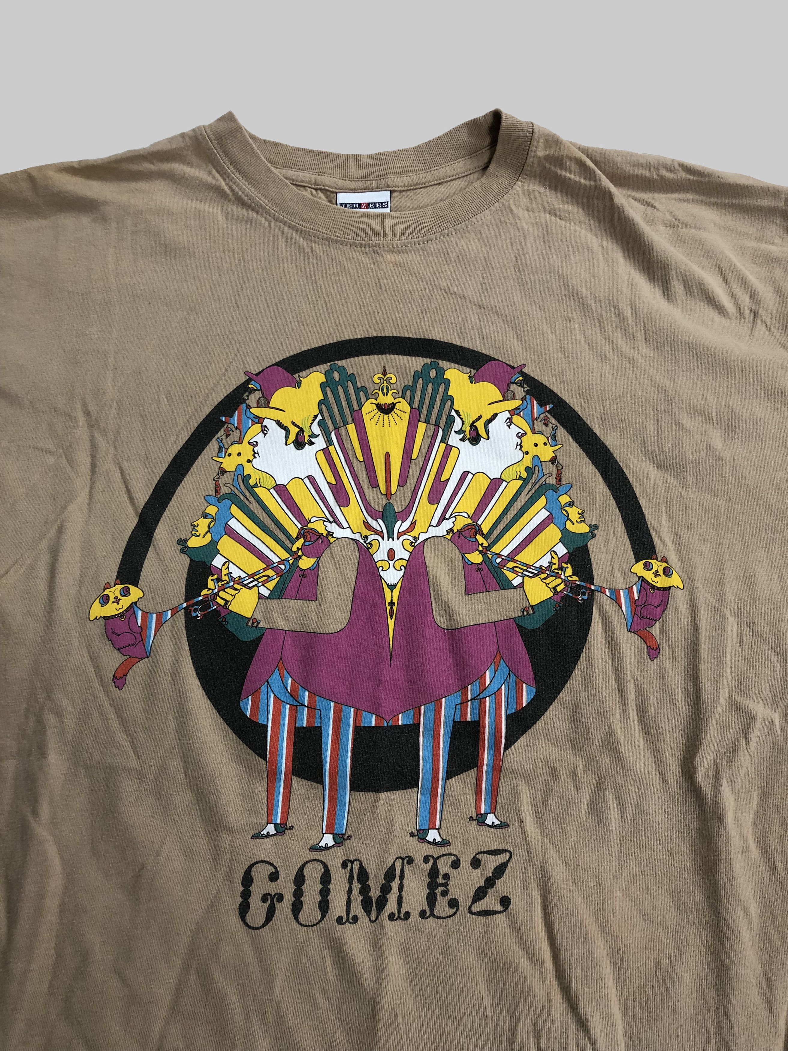 Band Tees Vintage 2004 Gomez British Indie Band (Sonic Youth) Size US M / EU 48-50 / 2 - 3 Thumbnail