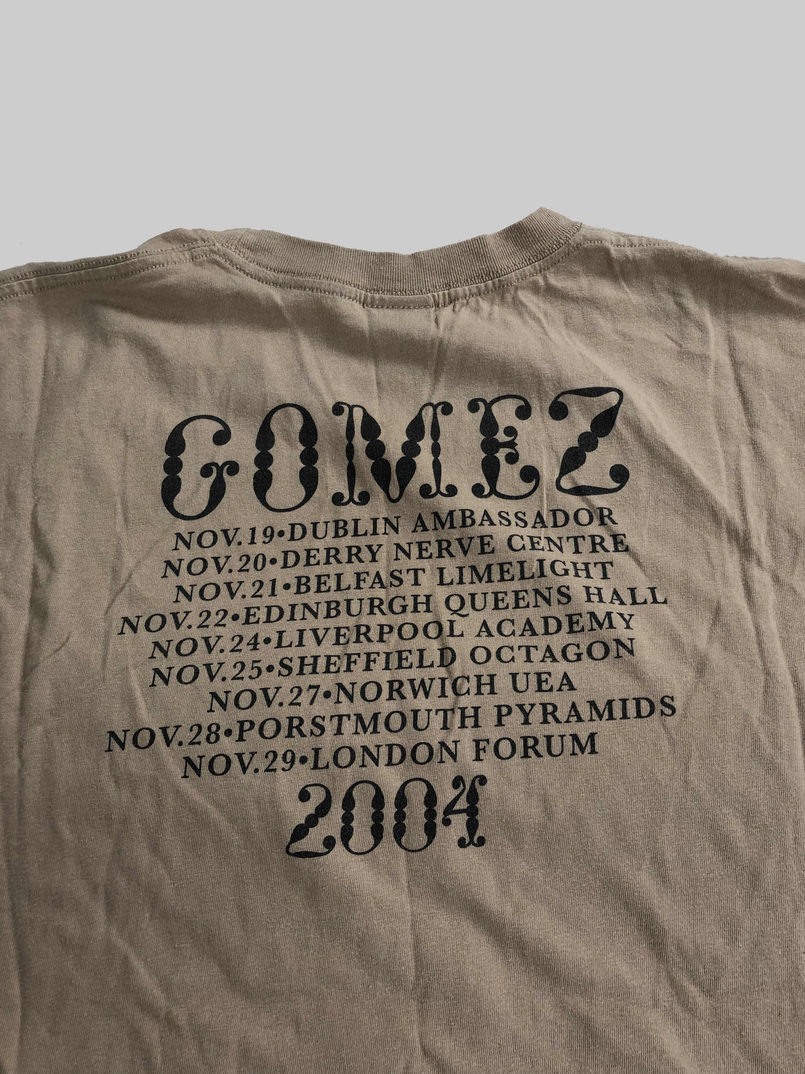 Band Tees Vintage 2004 Gomez British Indie Band (Sonic Youth) Size US M / EU 48-50 / 2 - 6 Thumbnail