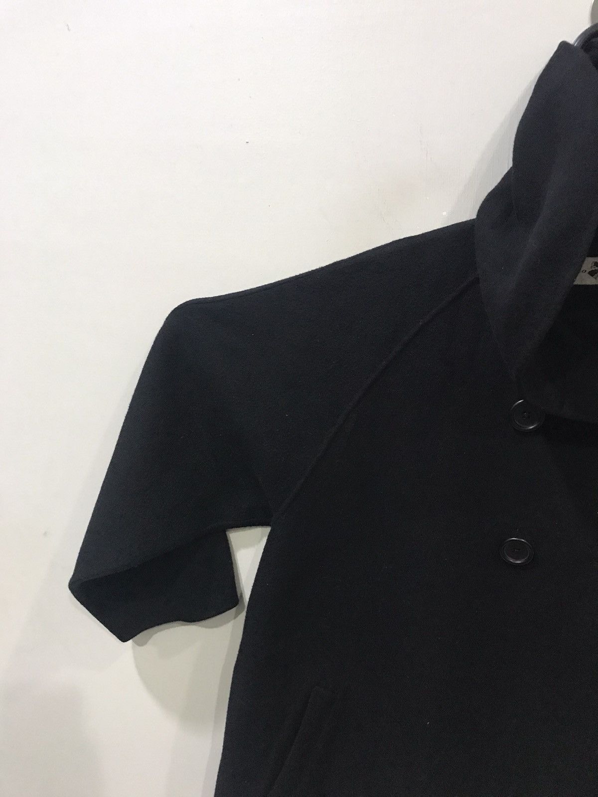 Designer × Hiroko Koshino Homme × Japanese Brand UNISEX !!! Double Breast HIROKO KOSHINO Oversize Coat Size US L / EU 52-54 / 3 - 4 Thumbnail