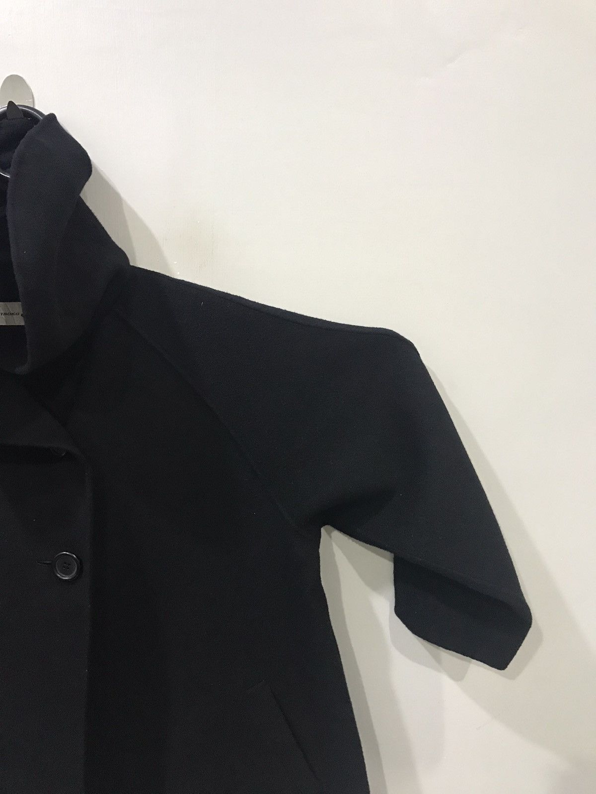 Designer × Hiroko Koshino Homme × Japanese Brand UNISEX !!! Double Breast HIROKO KOSHINO Oversize Coat Size US L / EU 52-54 / 3 - 3 Thumbnail