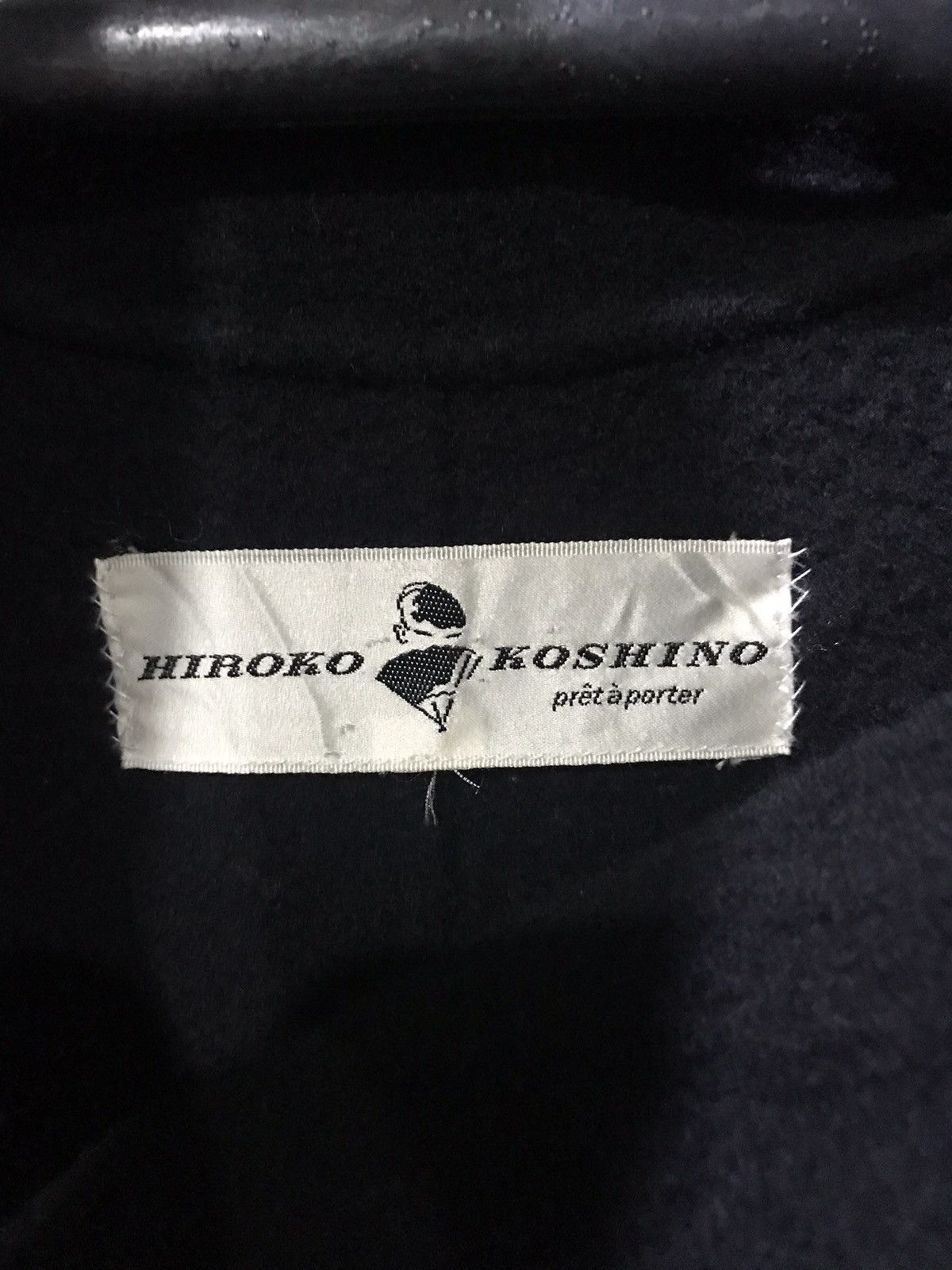 Designer × Hiroko Koshino Homme × Japanese Brand UNISEX !!! Double Breast HIROKO KOSHINO Oversize Coat Size US L / EU 52-54 / 3 - 7 Thumbnail