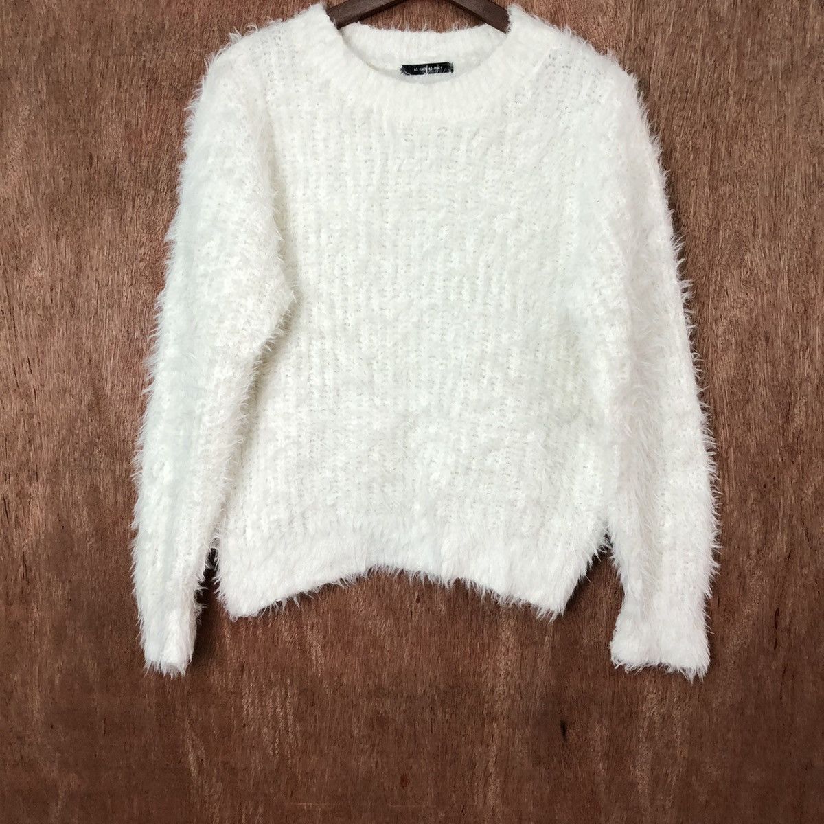 Homespun Knitwear × Japanese Brand As Know As Pinky Shag Shaggy Fur Mohair Knitwear #6456 Size US M / EU 48-50 / 2 - 3 Thumbnail