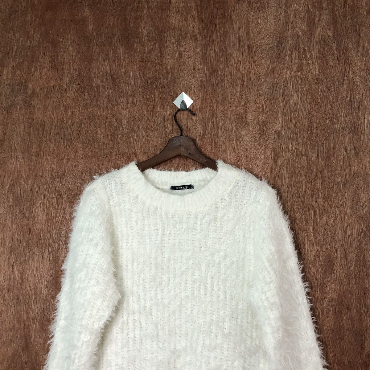 Homespun Knitwear × Japanese Brand As Know As Pinky Shag Shaggy Fur Mohair Knitwear #6456 Size US M / EU 48-50 / 2 - 2 Thumbnail