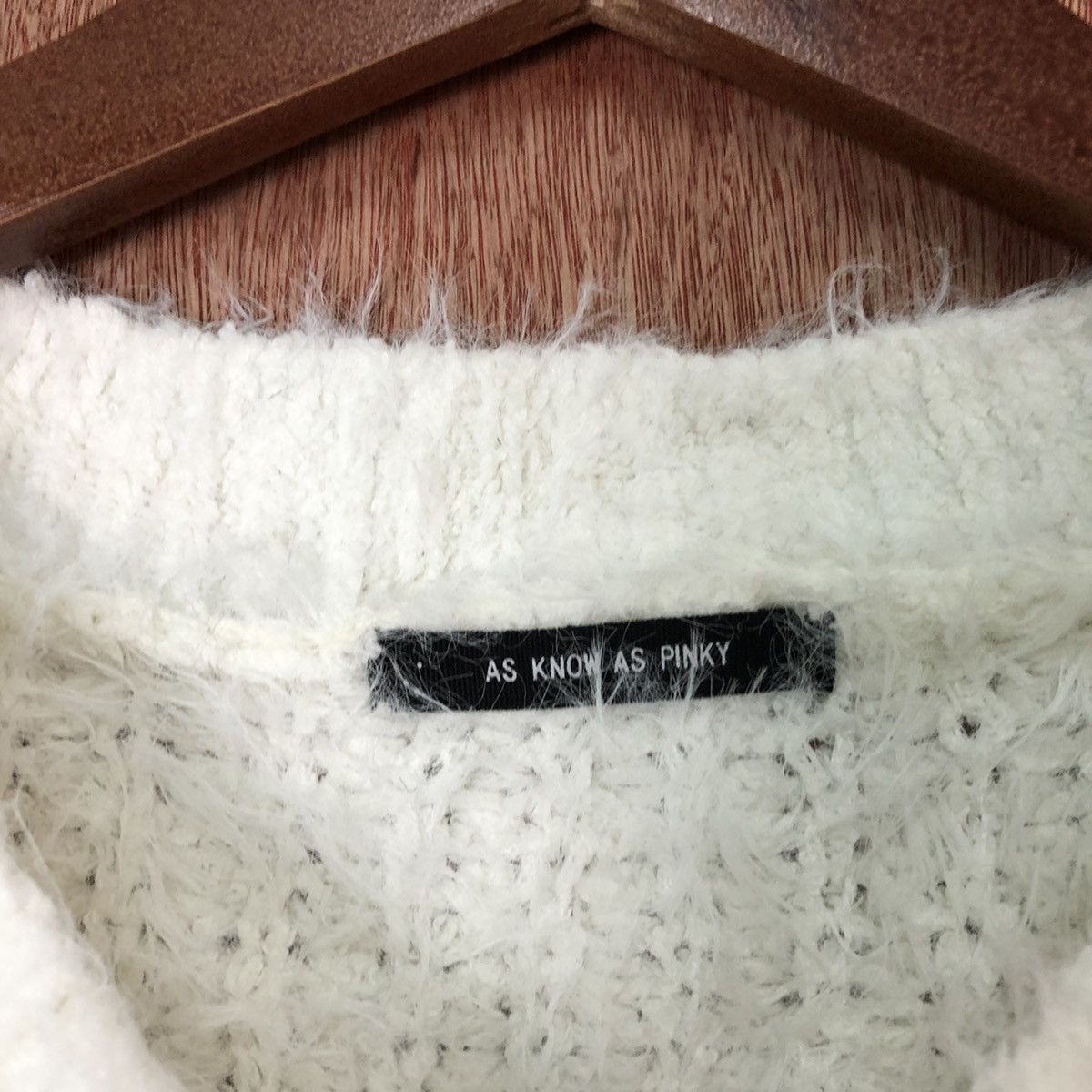 Homespun Knitwear × Japanese Brand As Know As Pinky Shag Shaggy Fur Mohair Knitwear #6456 Size US M / EU 48-50 / 2 - 4 Thumbnail