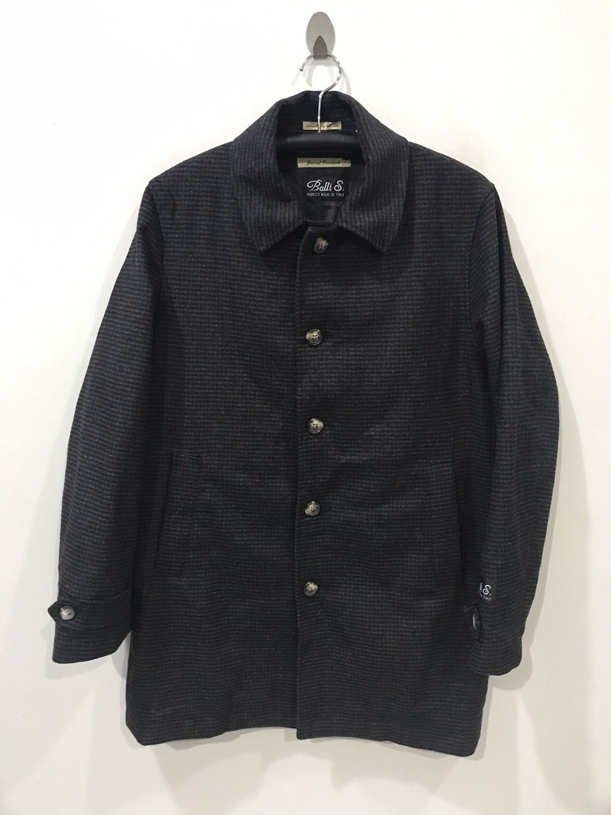 Japanese Brand Journal Standard x Balli S Italian Fabric Prisoner OverCoat Size US M / EU 48-50 / 2 - 1 Thumbnail
