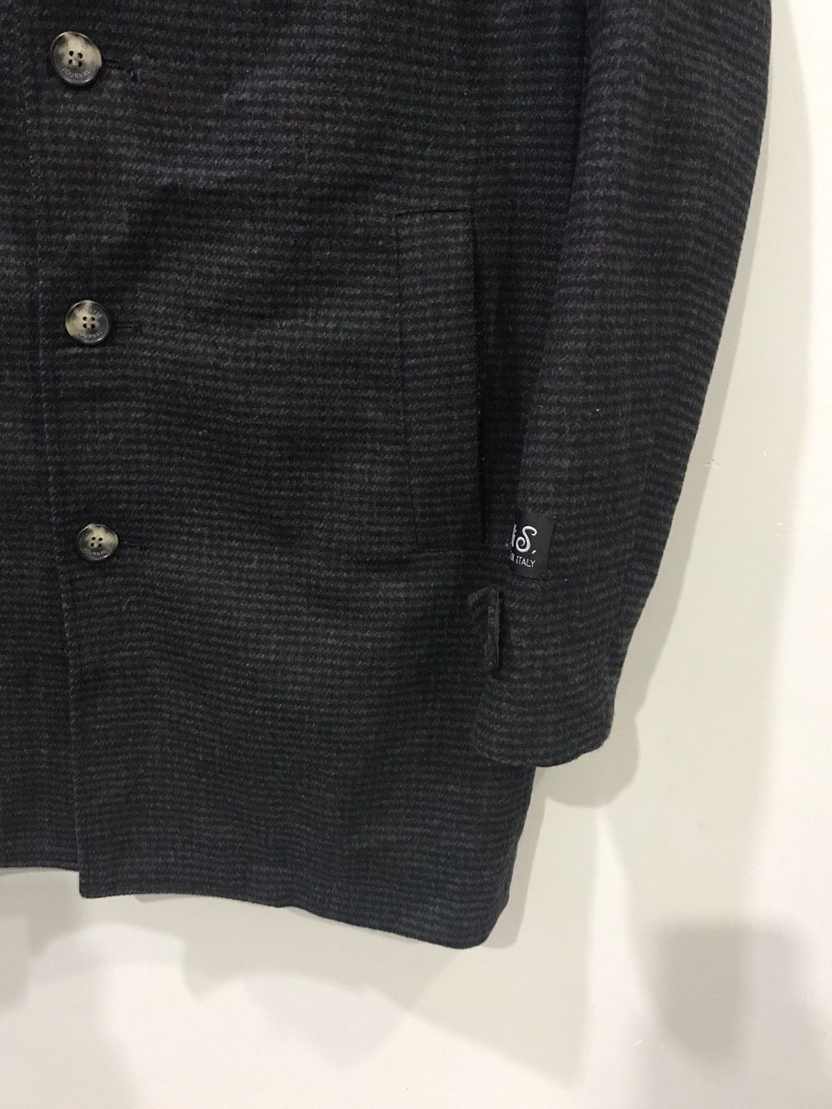 Japanese Brand Journal Standard x Balli S Italian Fabric Prisoner OverCoat Size US M / EU 48-50 / 2 - 5 Thumbnail