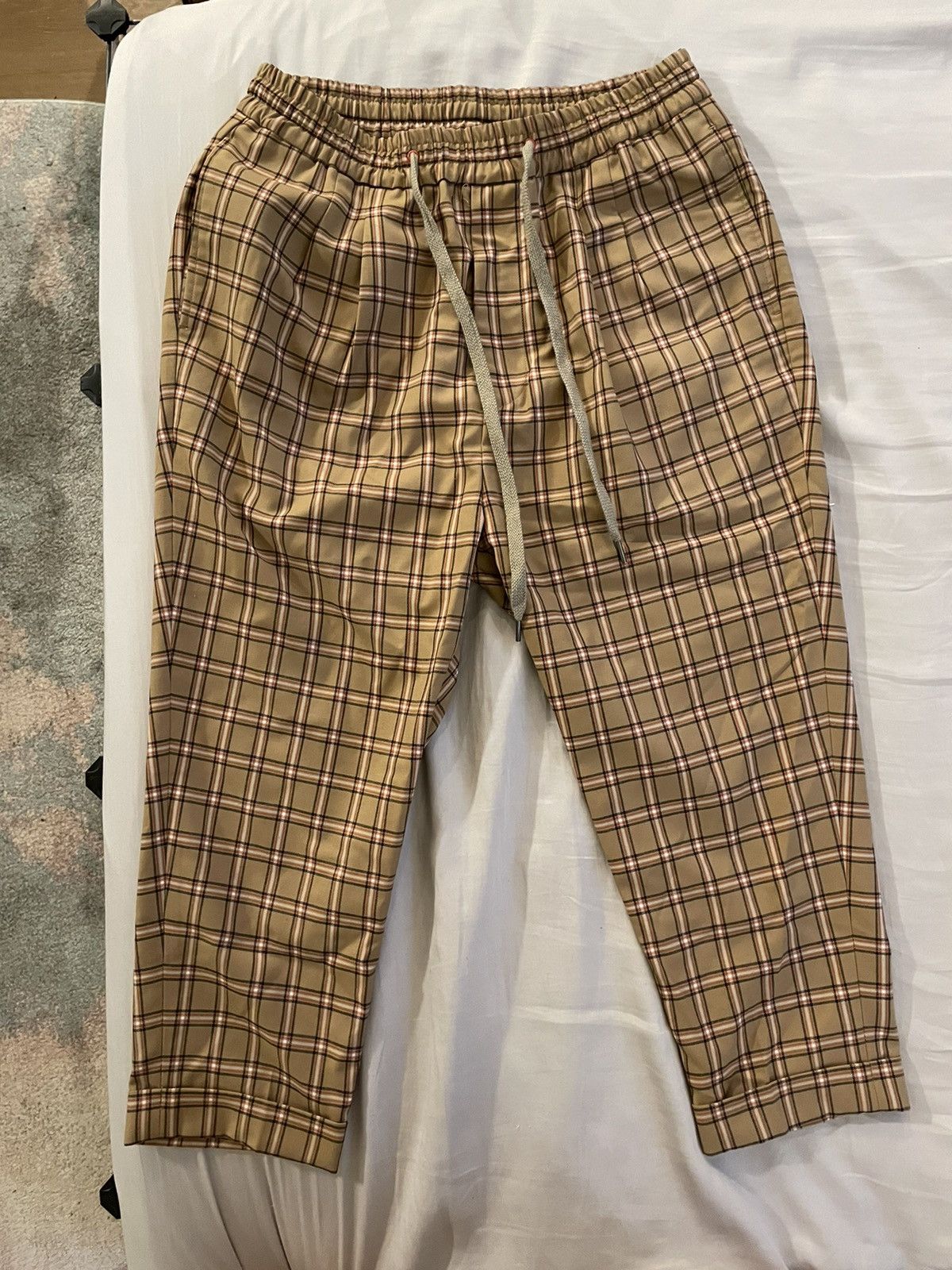 Japanese Brand × monkey time Monkey Time Check Print Trousers Size US 30 / EU 46 - 1 Thumbnail