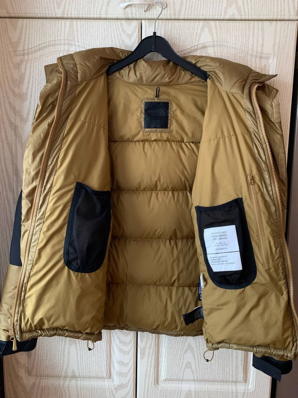 Kazuki Kuraishi × The North Face The North Face Kazuki Kuraishi Gold Puffer Jacket Size US S / EU 44-46 / 1 - 5 Thumbnail