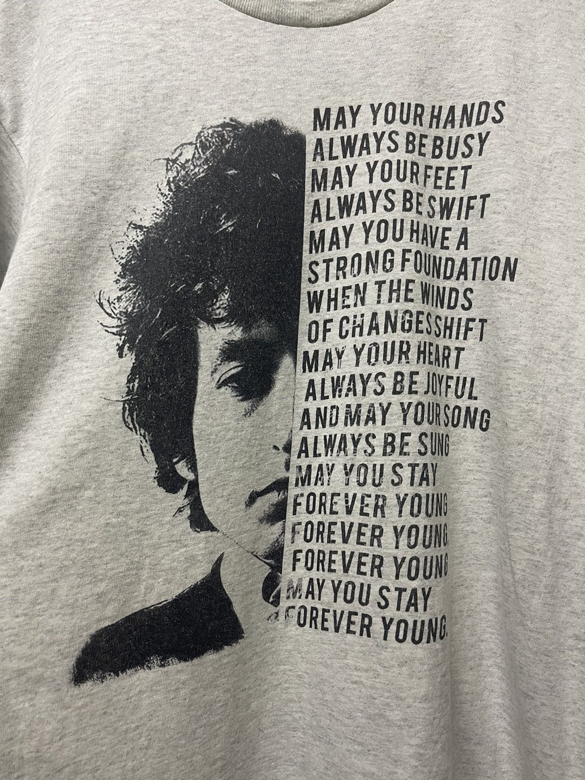 Band Tees VINTAGE BOB DYLAN MAY YOUR HANDS ALWAYS BE BUSY Size US M / EU 48-50 / 2 - 3 Thumbnail