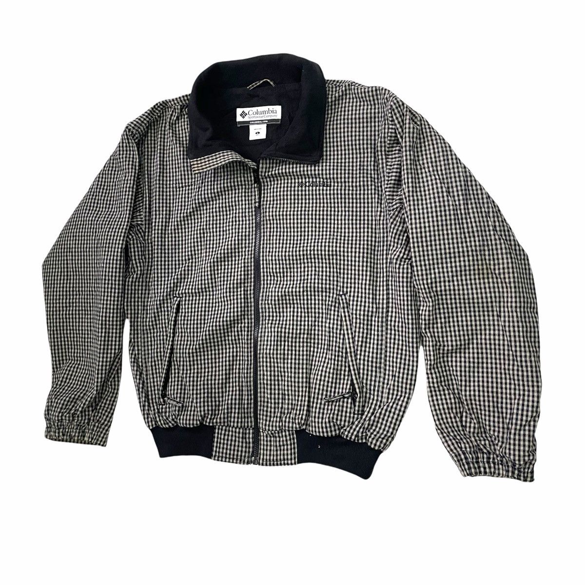 Columbia 💥 COLUMBIA CHECKED BOMBER ZIPPER JACKET Size US L / EU 52-54 / 3 - 3 Thumbnail