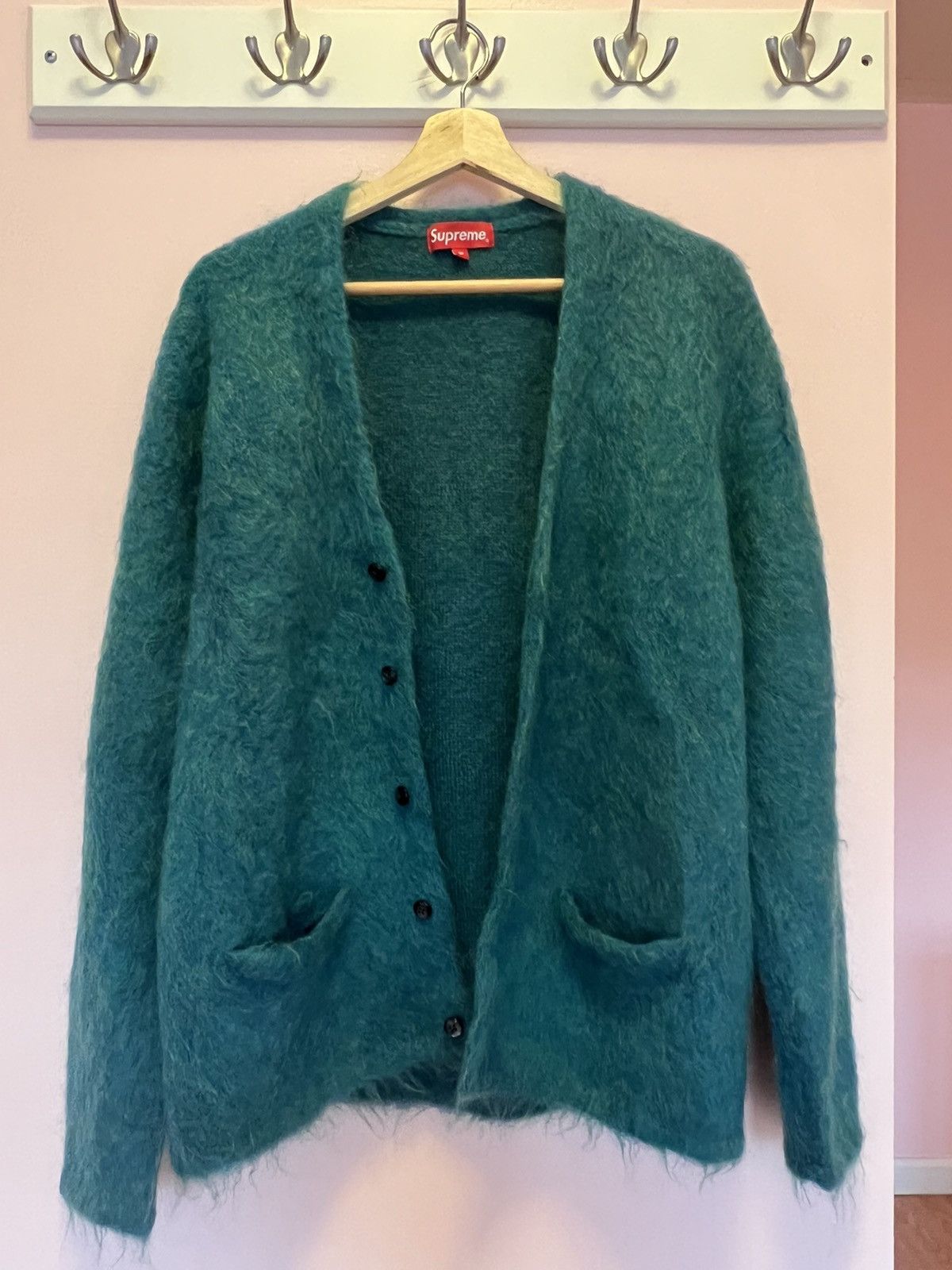 Supreme - Heather Mohair Cardigan-