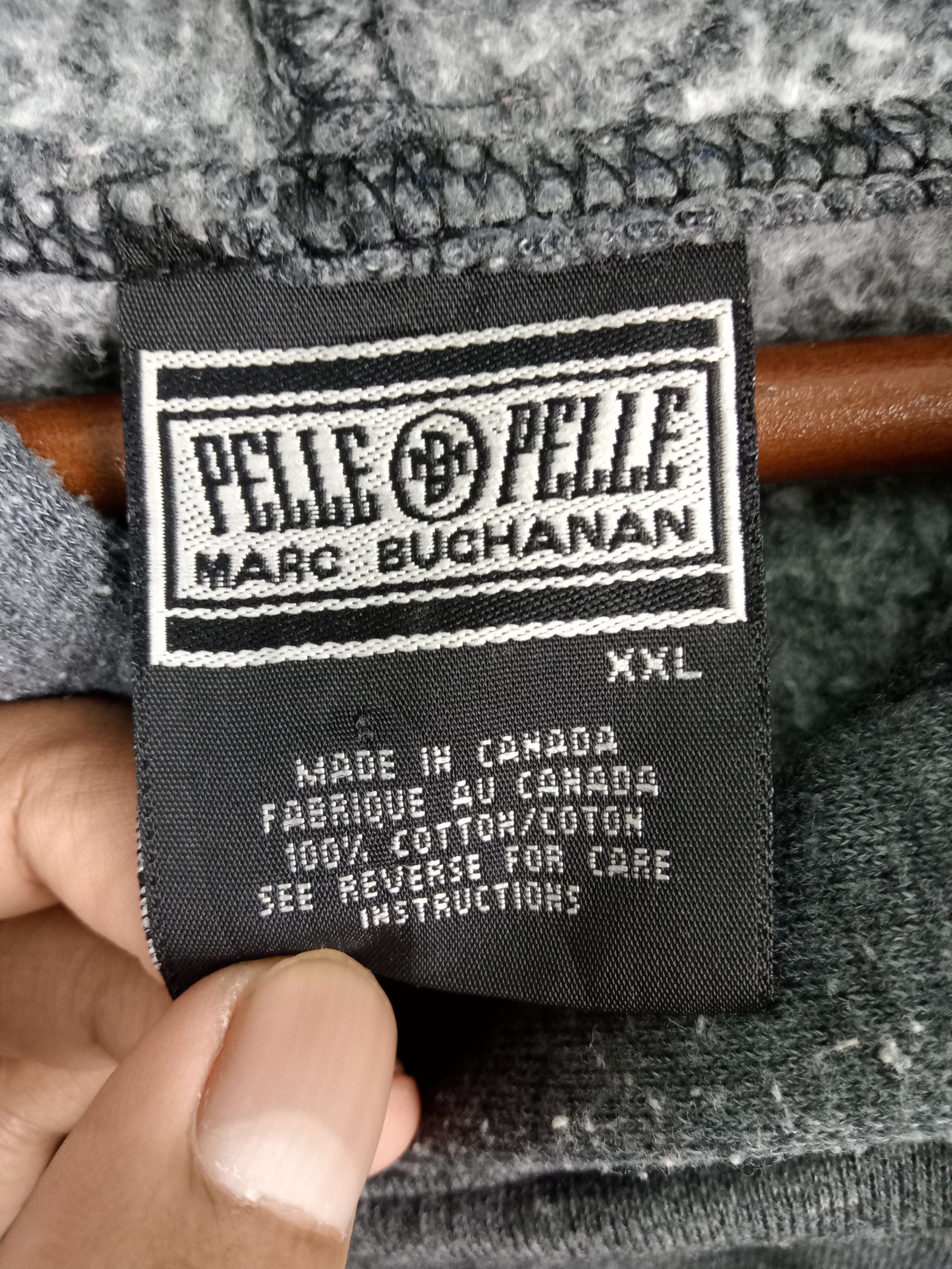 Pelle Pelle Vintage Pelle Pelle Marc Buchanan Spell Out Hoodie Size US XXL / EU 58 / 5 - 5 Thumbnail