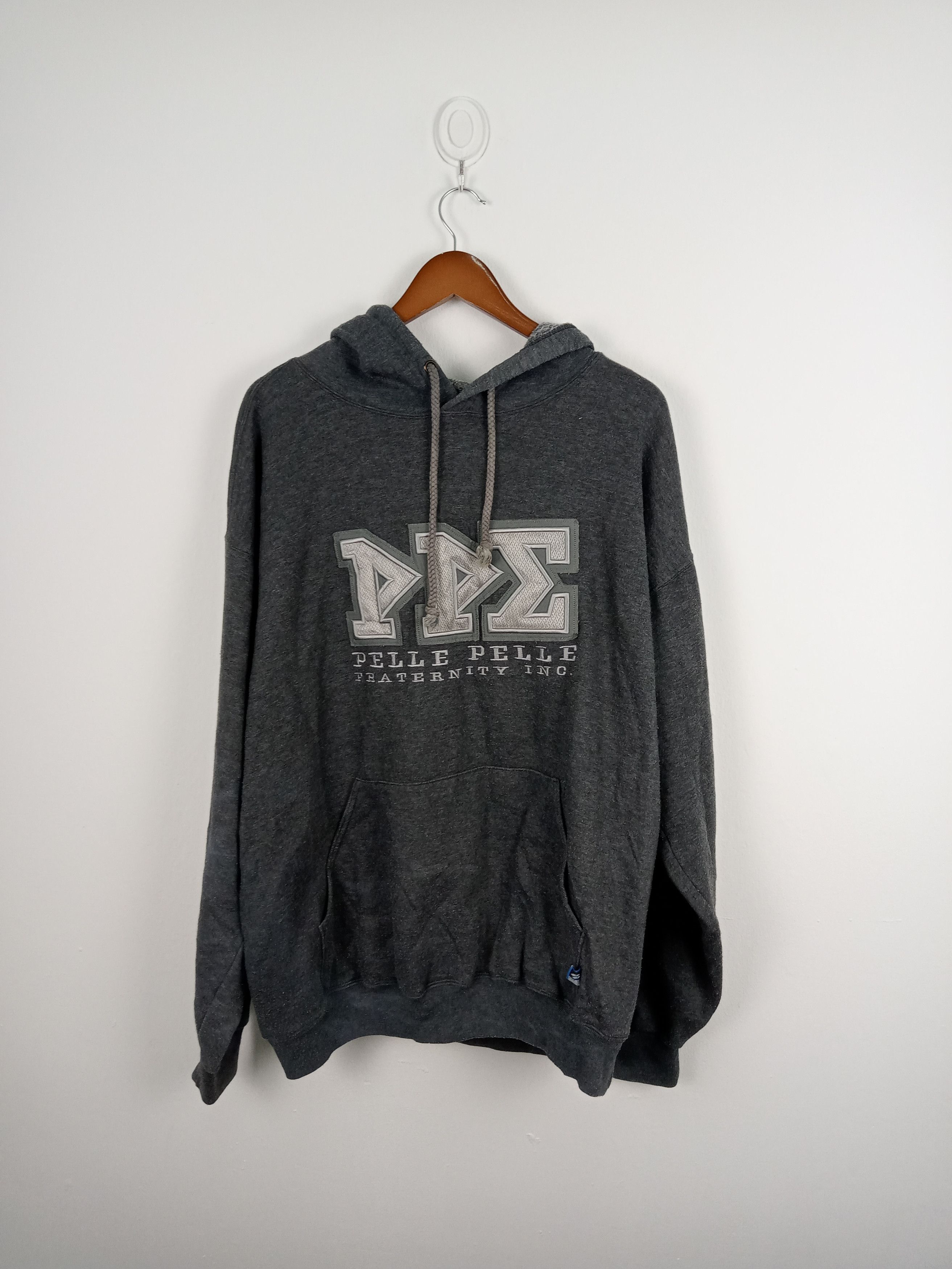 Pelle Pelle Vintage Pelle Pelle Marc Buchanan Spell Out Hoodie Size US XXL / EU 58 / 5 - 1 Thumbnail
