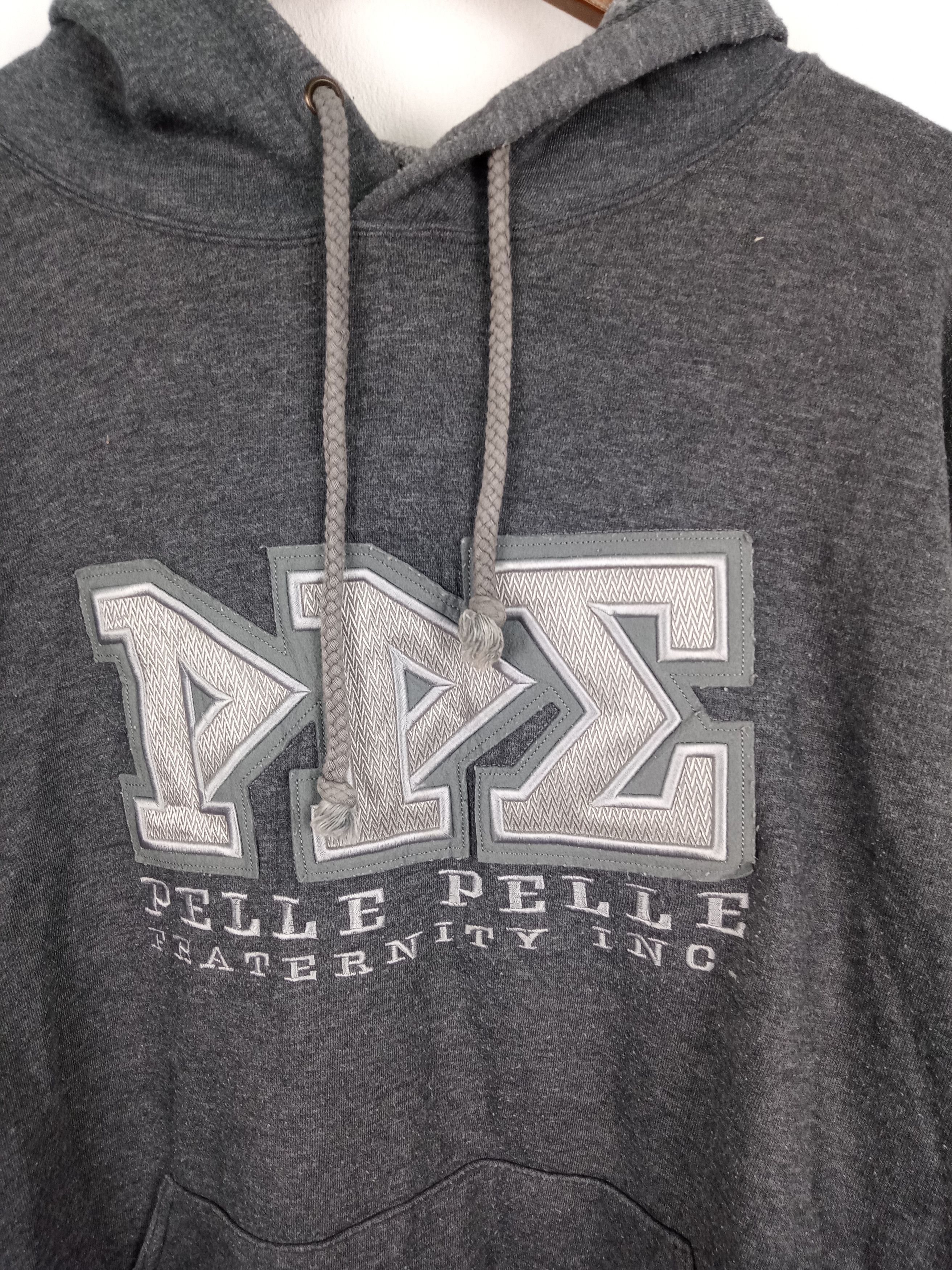 Pelle Pelle Vintage Pelle Pelle Marc Buchanan Spell Out Hoodie Size US XXL / EU 58 / 5 - 3 Thumbnail