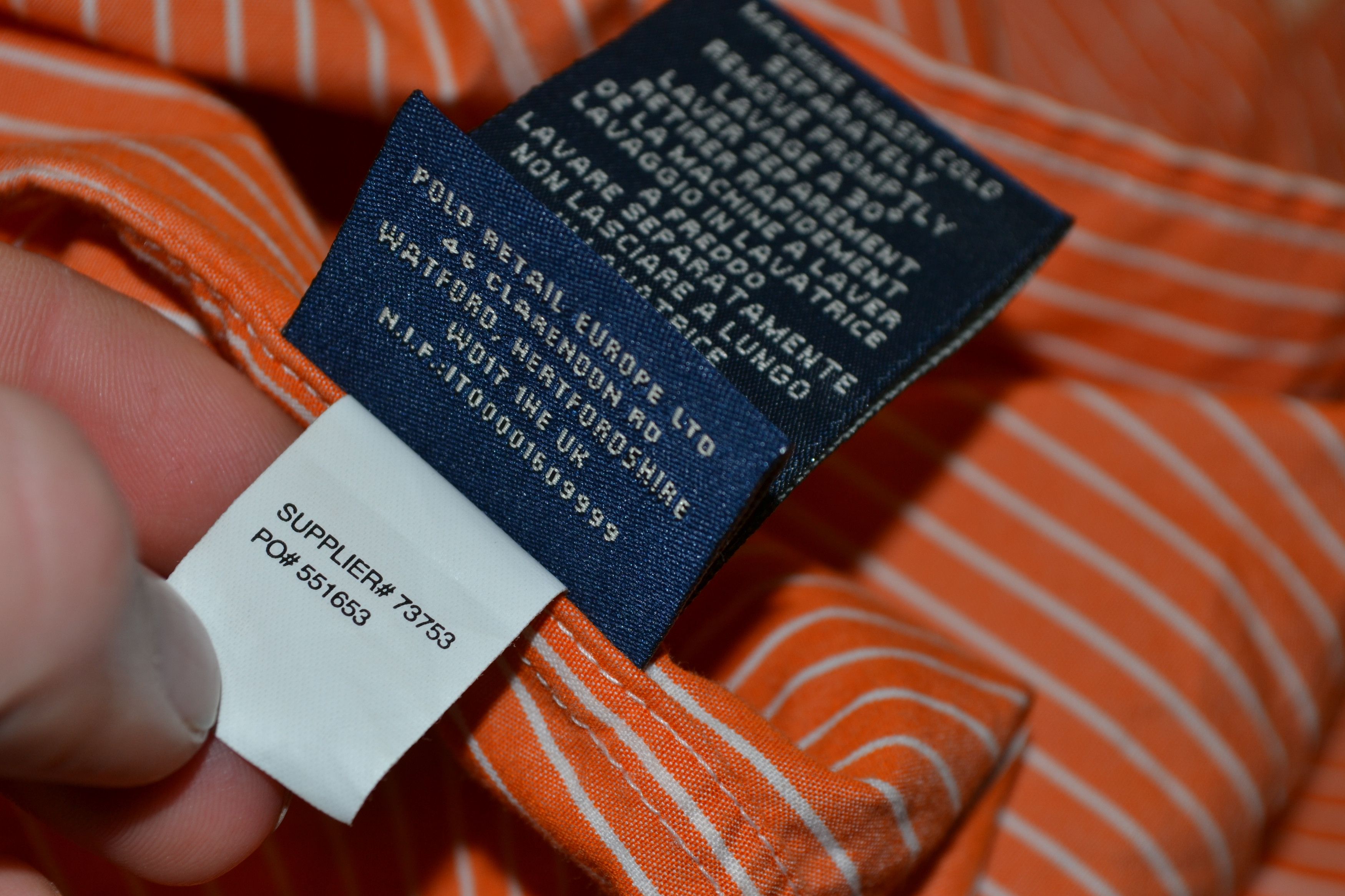 Polo Ralph Lauren RALPH LAUREN Long Sleeve Striped Shirt Top Size L Size US L / EU 52-54 / 3 - 11 Thumbnail