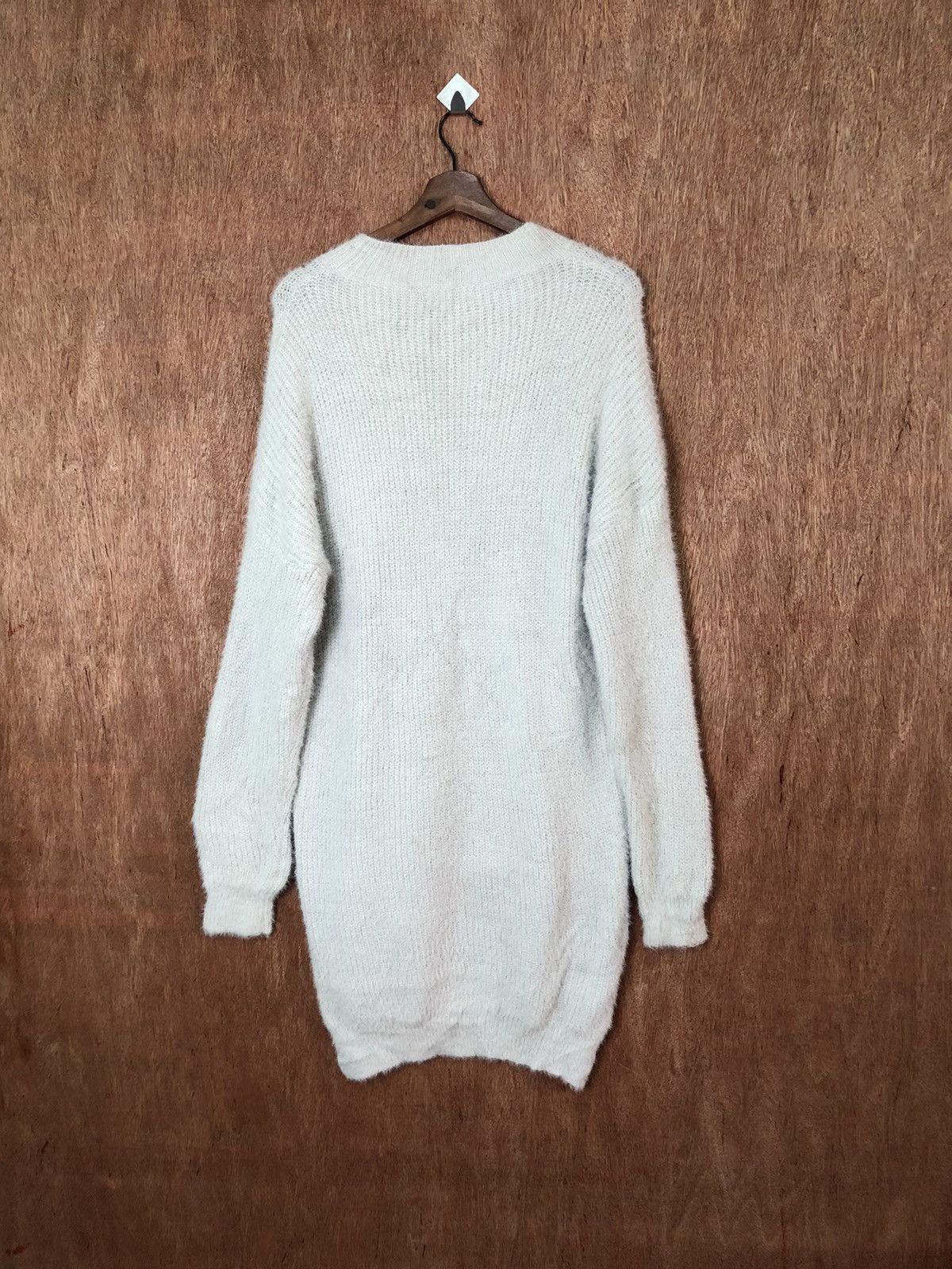 Homespun Knitwear × Japanese Brand Color Long Shag Shaggy Fur Mohair Knitwear #6432 Size US L / EU 52-54 / 3 - 6 Thumbnail