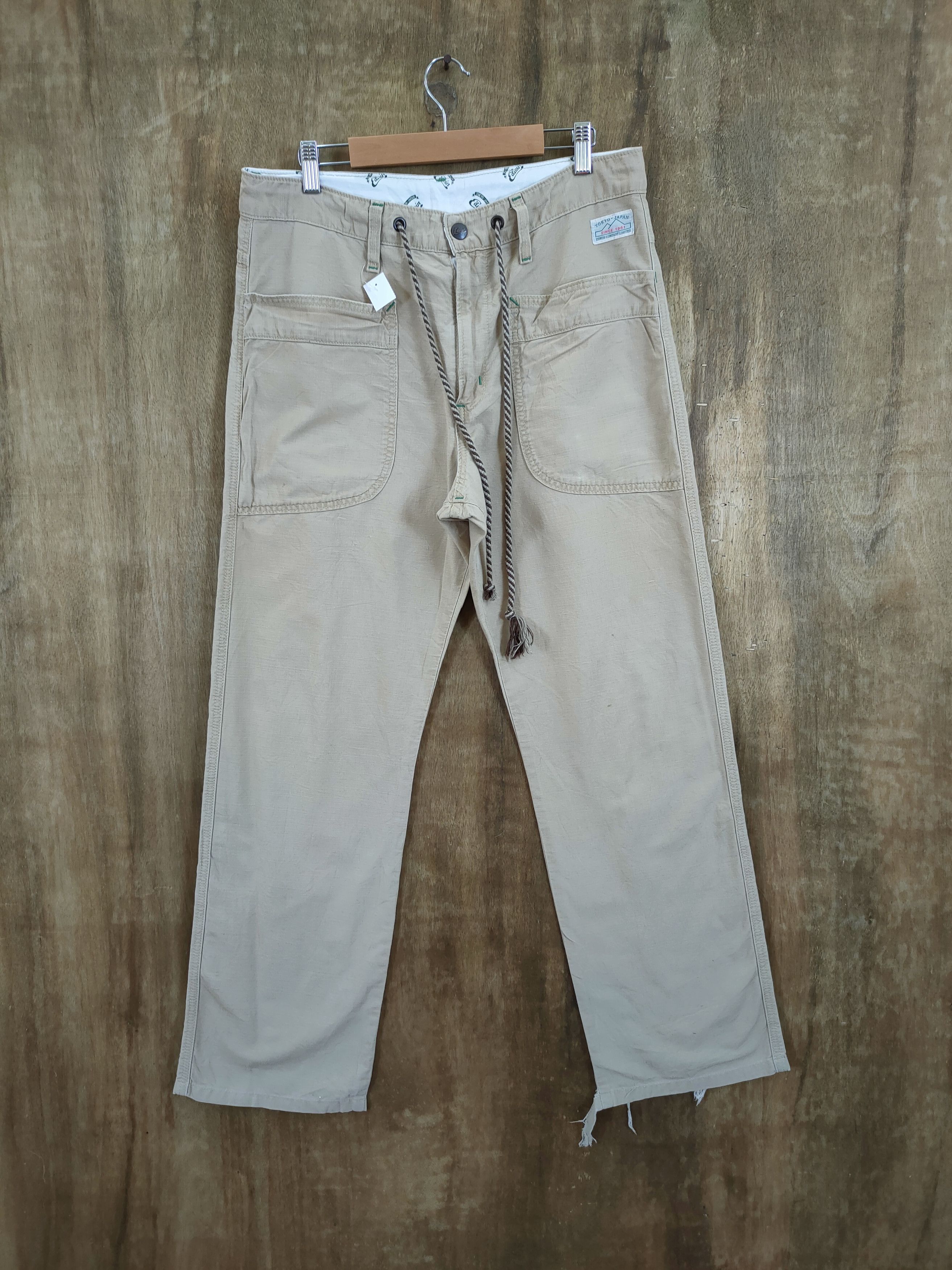 Edwin Edwin vintage japan distressed cargo pants #46-879 Size US 31 - 1 Thumbnail