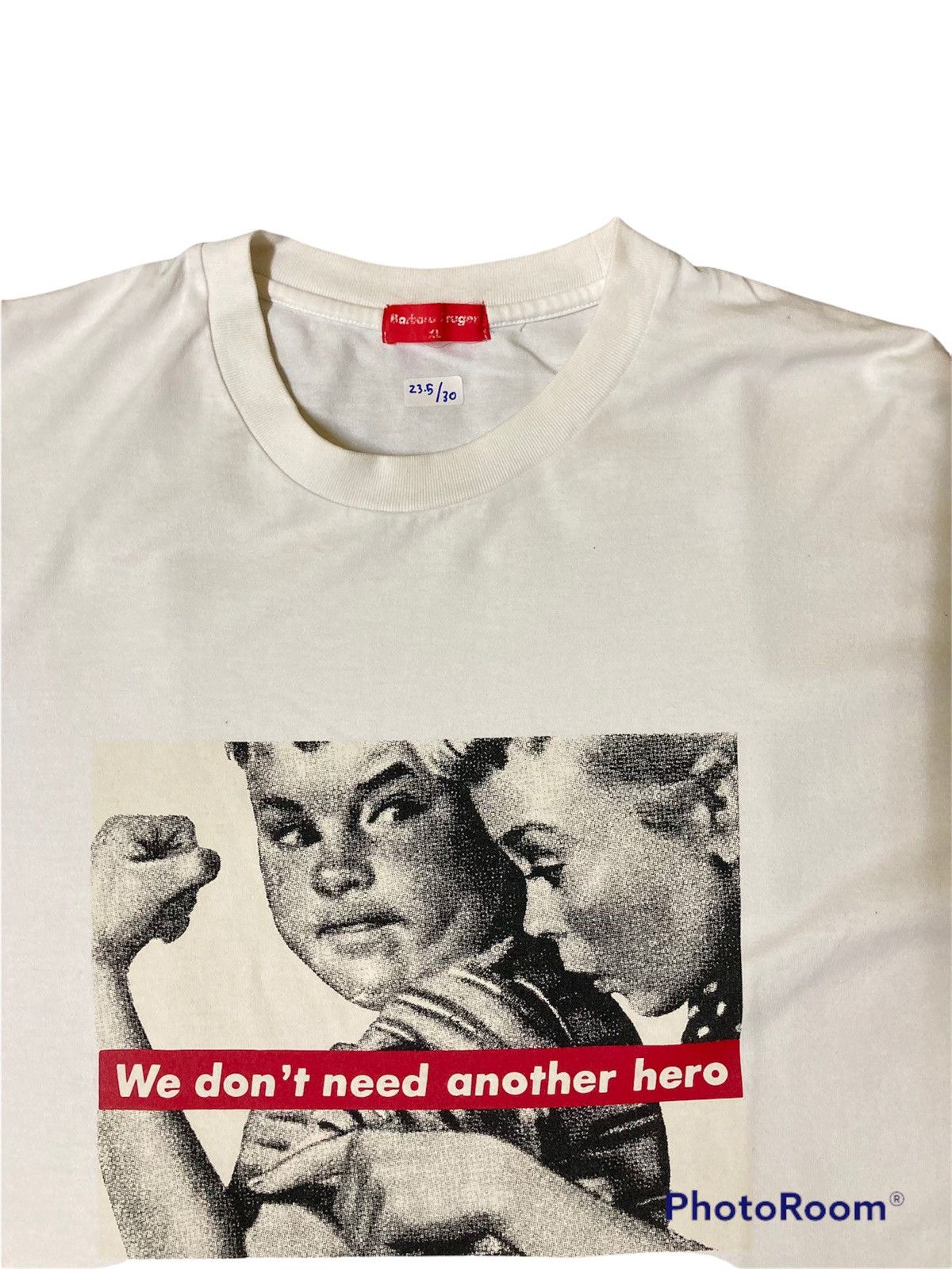 Vintage Barbara Kruger “We don’t need another hero” tee Size US XL / EU 56 / 4 - 4 Thumbnail