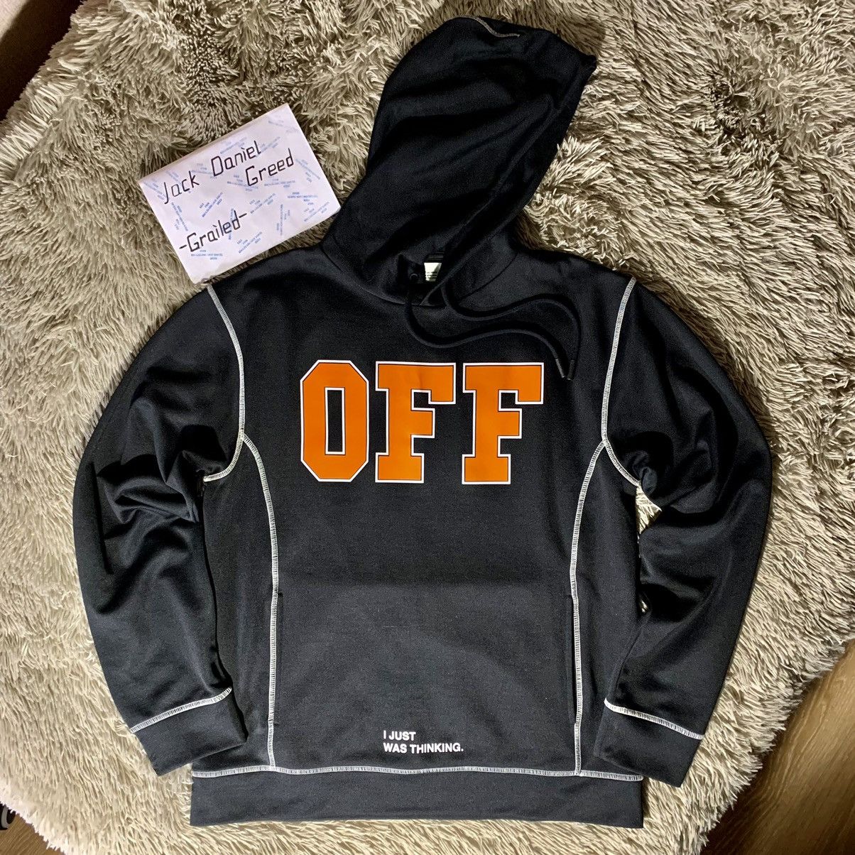 Grailed off white on sale hoodie