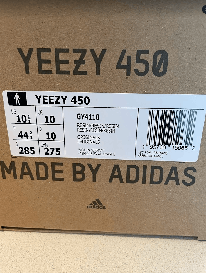 Adidas × Kanye West Yeezy 450 Resin Size US 10.5 / EU 43-44 - 4 Thumbnail