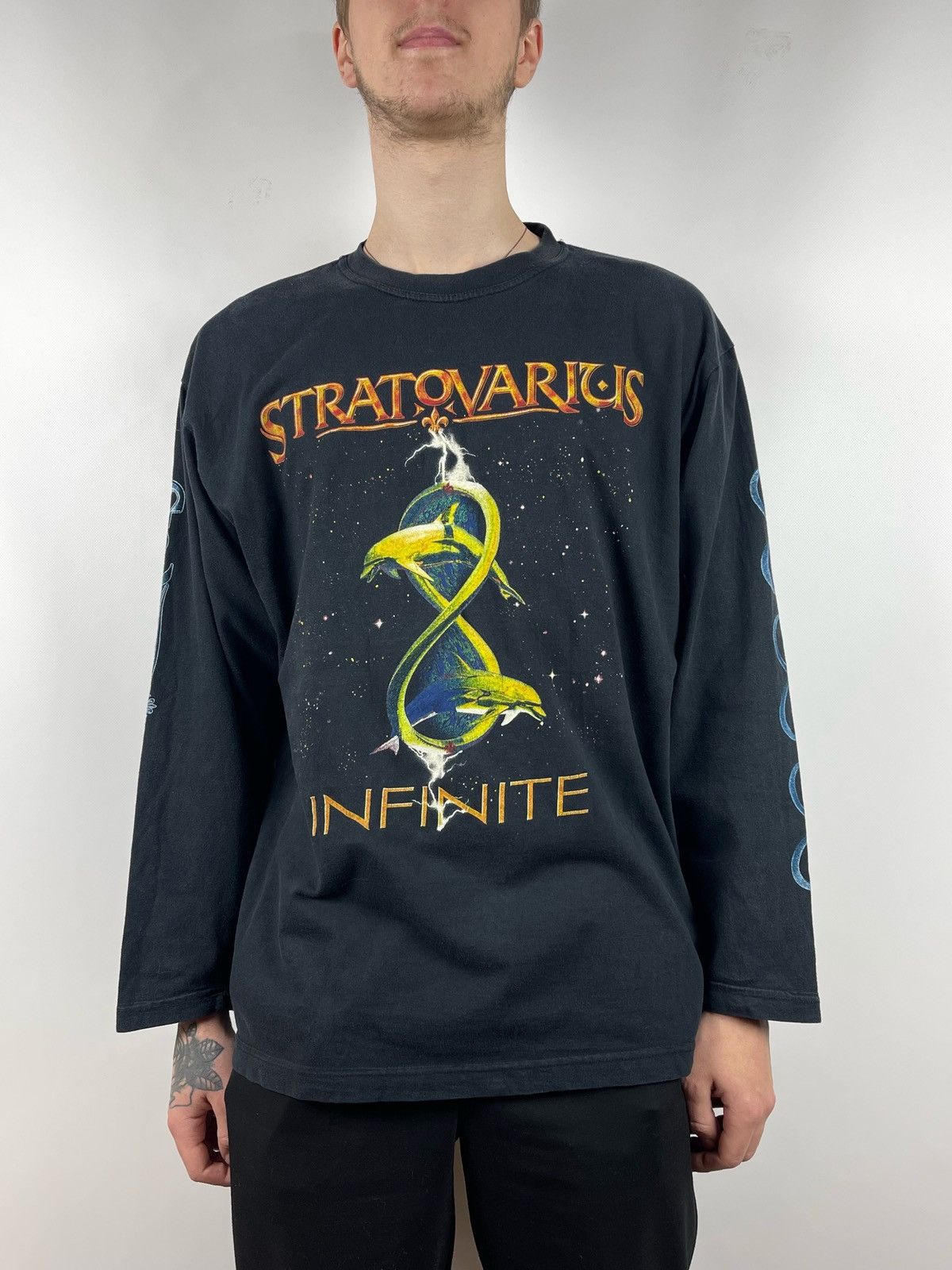 Vintage Stratovarius Infinite Band Long Sleeve Shirt