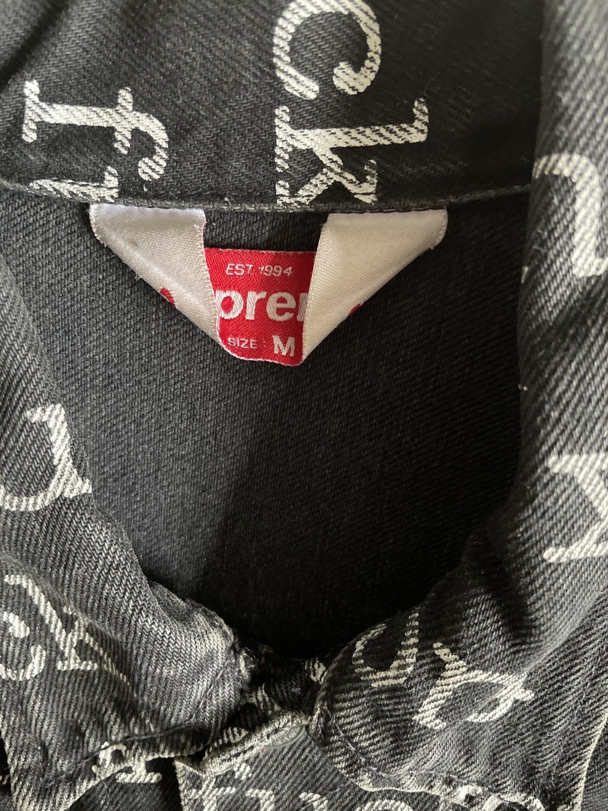 Supreme Supreme Fuck Denim Jacket Size US M / EU 48-50 / 2 - 3 Thumbnail