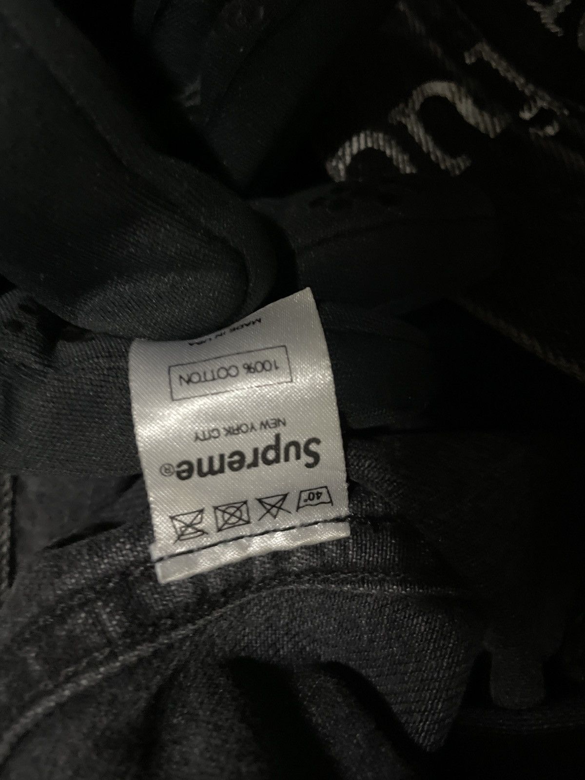 Supreme Supreme Fuck Denim Jacket | Grailed