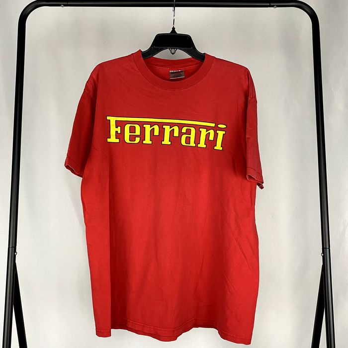 Vintage Vintage 90s Ferrari racing t-shirt single stitch | Grailed