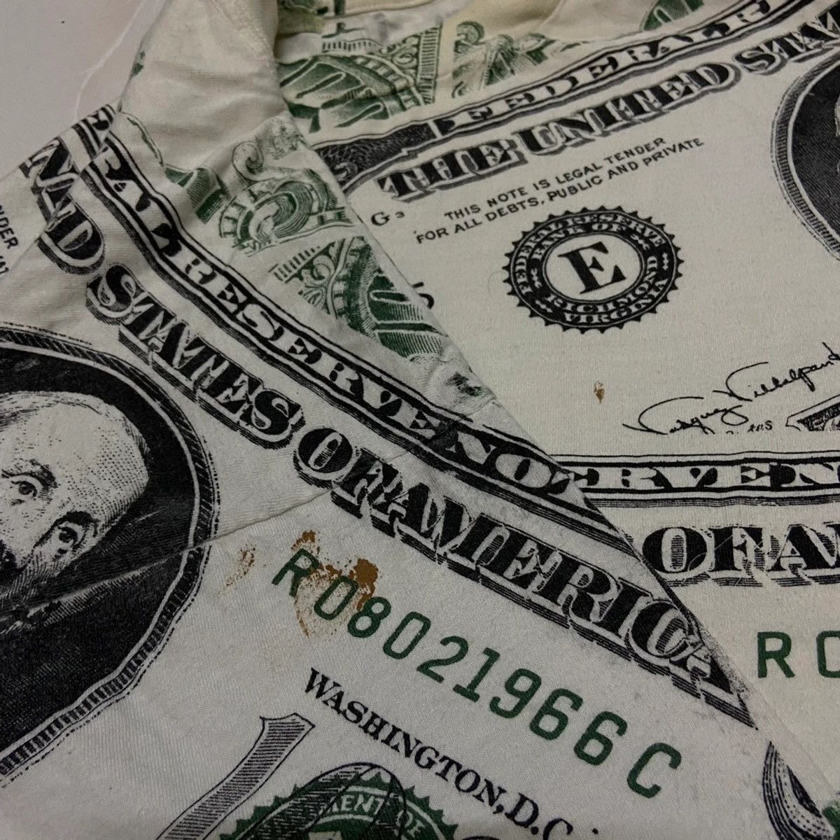 Rap Tees Vintage 100 Dollar Bill Benjamin Money Ovp Tshirt Size US XL / EU 56 / 4 - 5 Thumbnail
