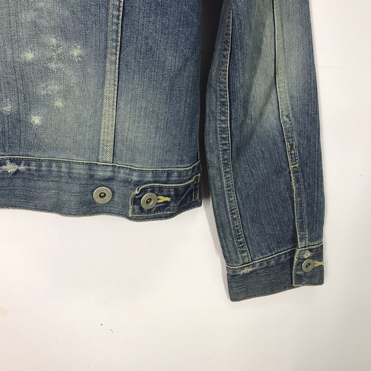 ABAHOUSE Abahouse Denim Double Pocket Costom Number Nine Jacket Size US M / EU 48-50 / 2 - 8 Thumbnail