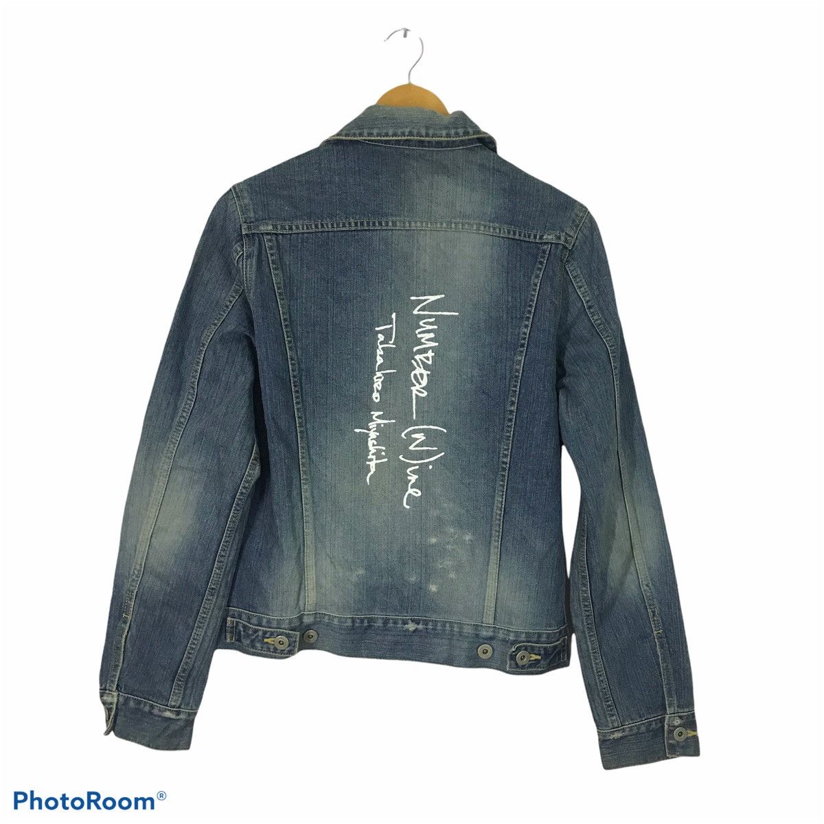 ABAHOUSE Abahouse Denim Double Pocket Costom Number Nine Jacket Size US M / EU 48-50 / 2 - 1 Thumbnail