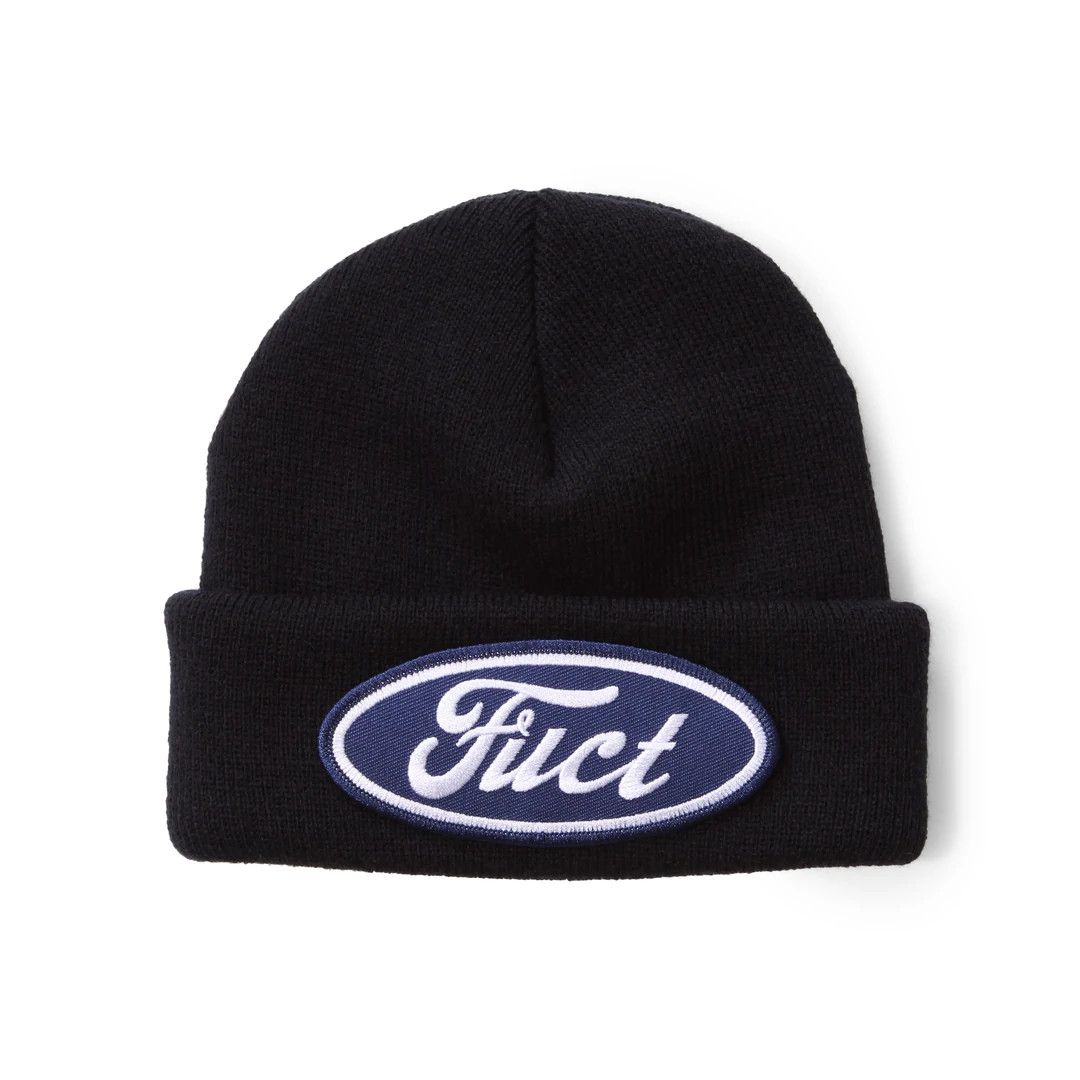 Fuct FUCT F OVAL PATCH BEANIE Grailed