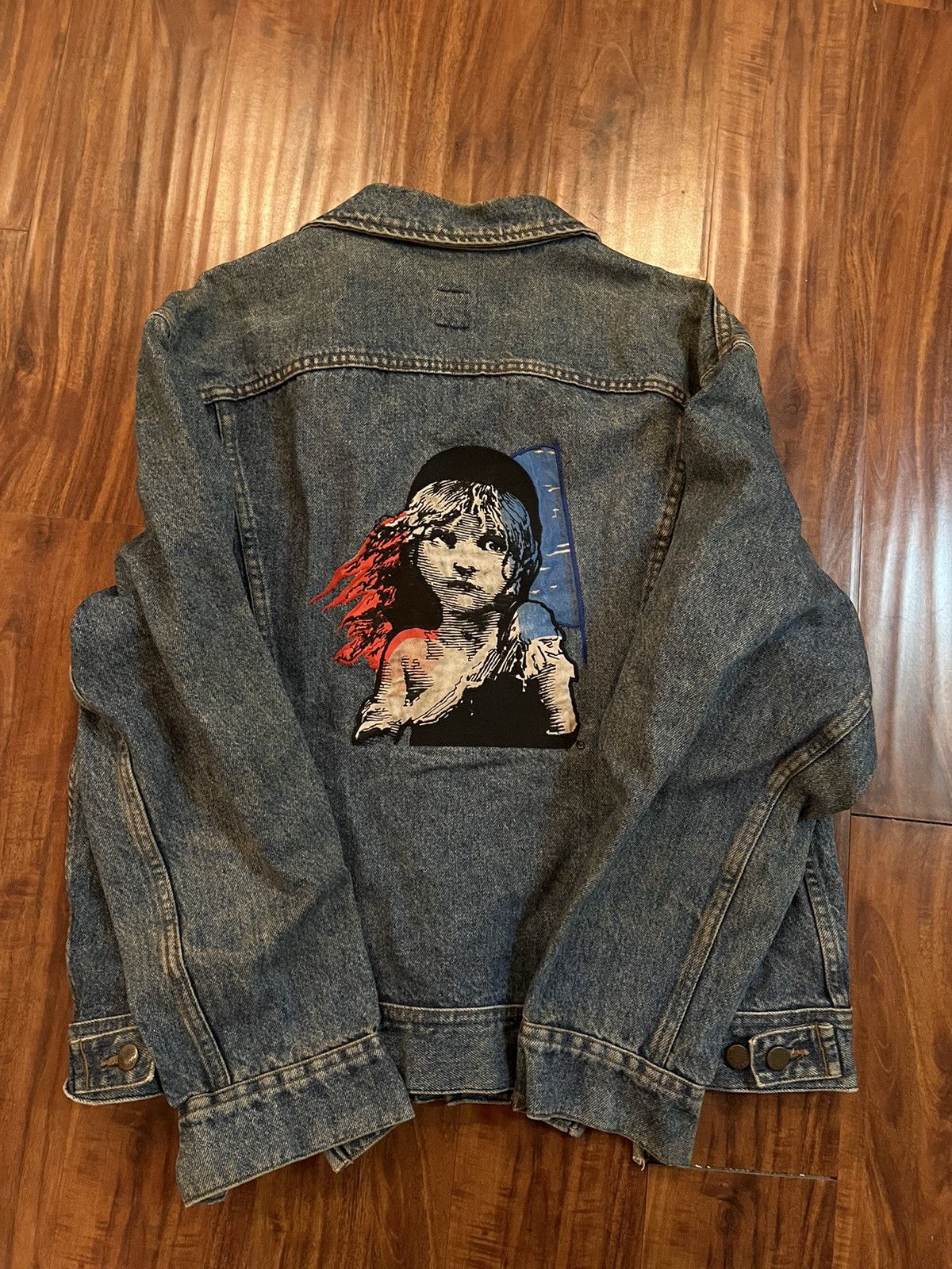 Vintage Vintage 1970’s Les Miserables Theater Cast Denim Lee Jacket ...