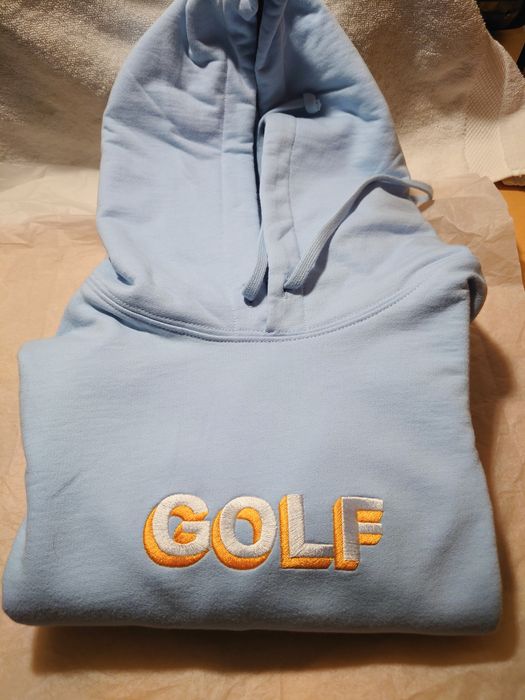 Golf Wang Power Blue 3D Logo Hoodie | Grailed