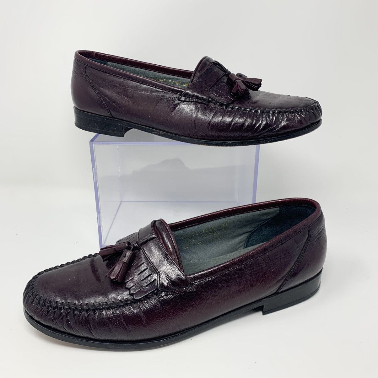 Towncraft Vtg Towncraft Vero Cuoio Leather Tassle Loafers 10.5 | Grailed