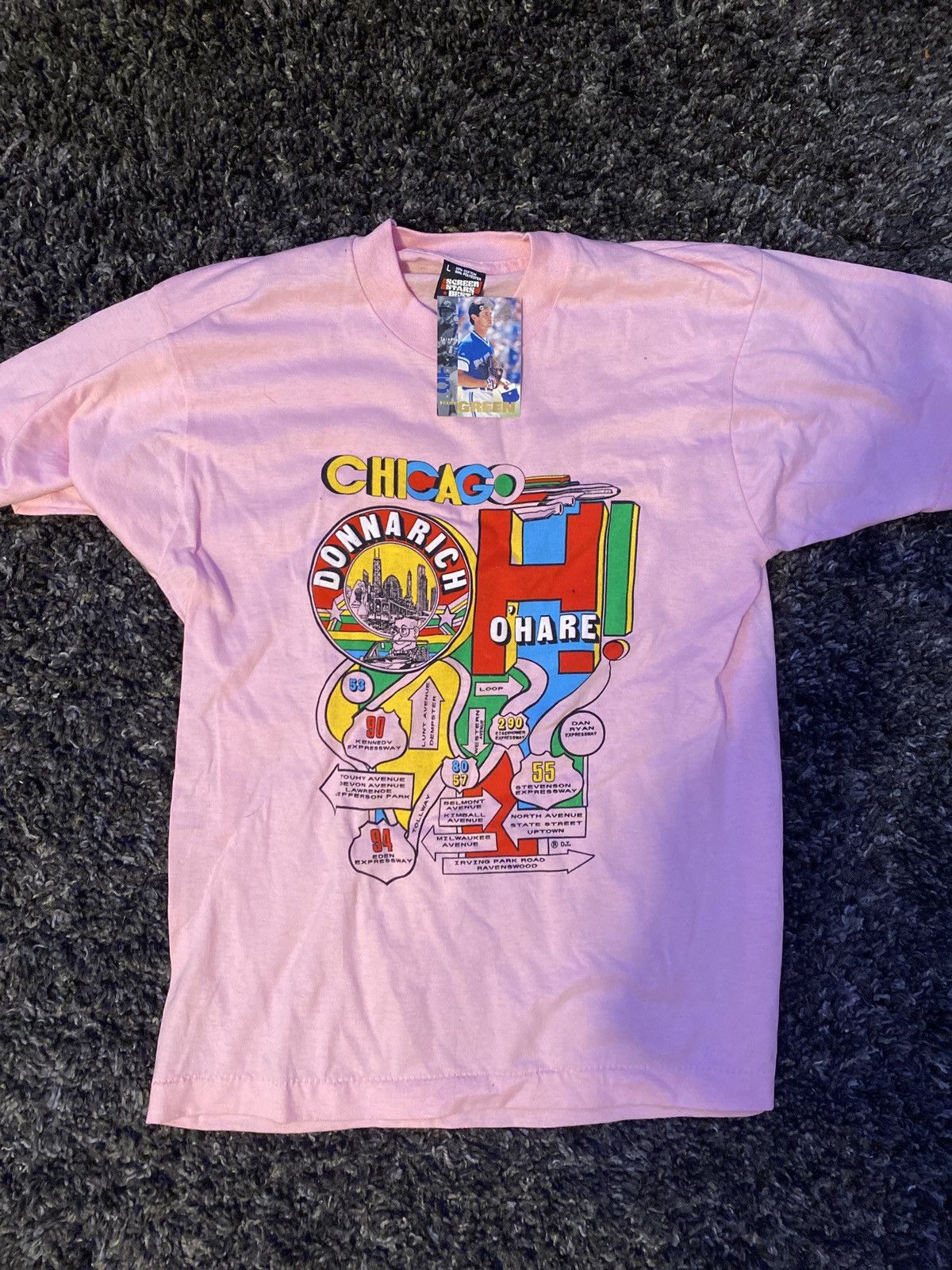 Vintage Pink Chicago Vintage t-shirt Size US L / EU 52-54 / 3 - 1 Preview