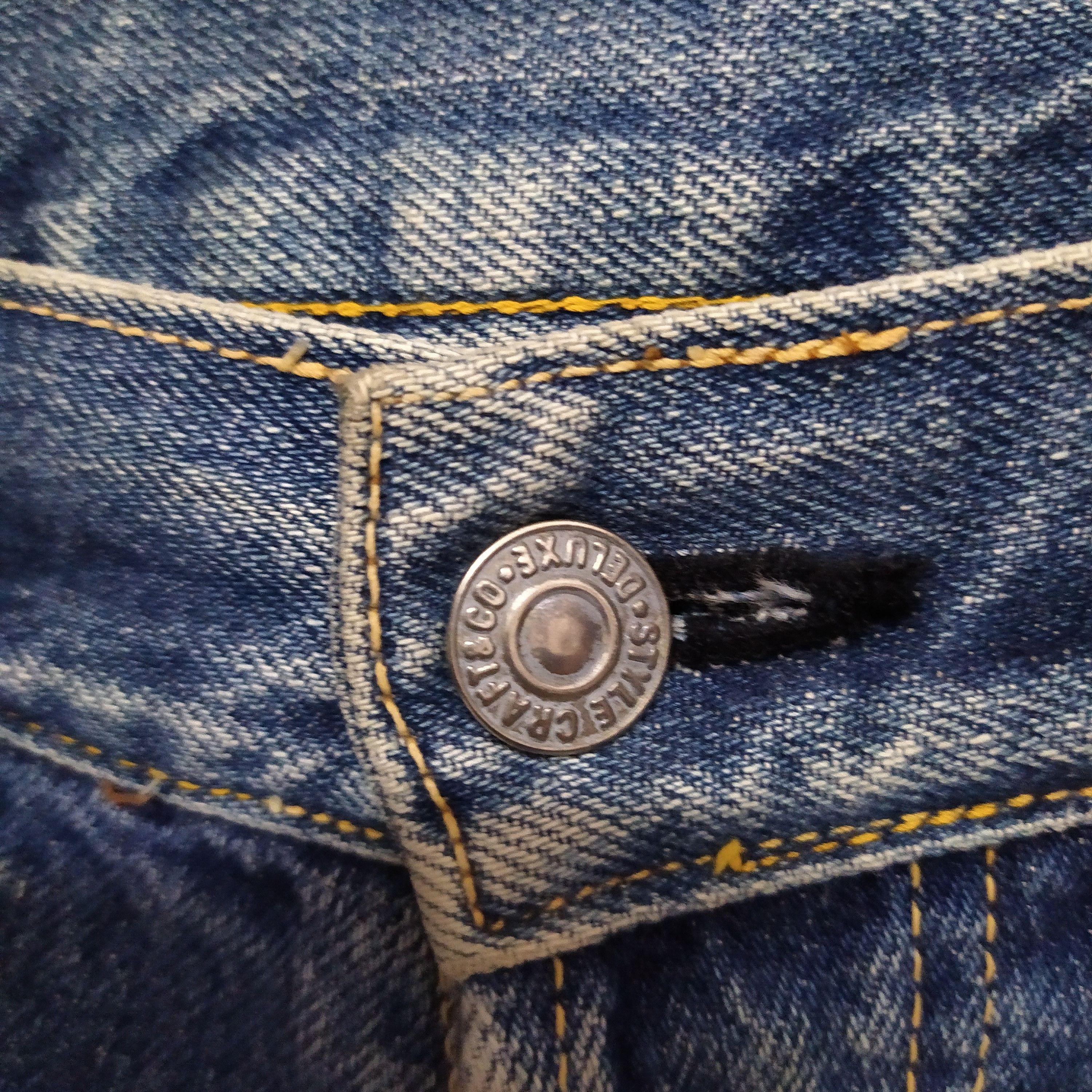 Evisu VTG EVISU NO 2 LOT Z504XX SELVEDGE JAPAN DENIM (D520) w29 Size US 29 - 9 Thumbnail
