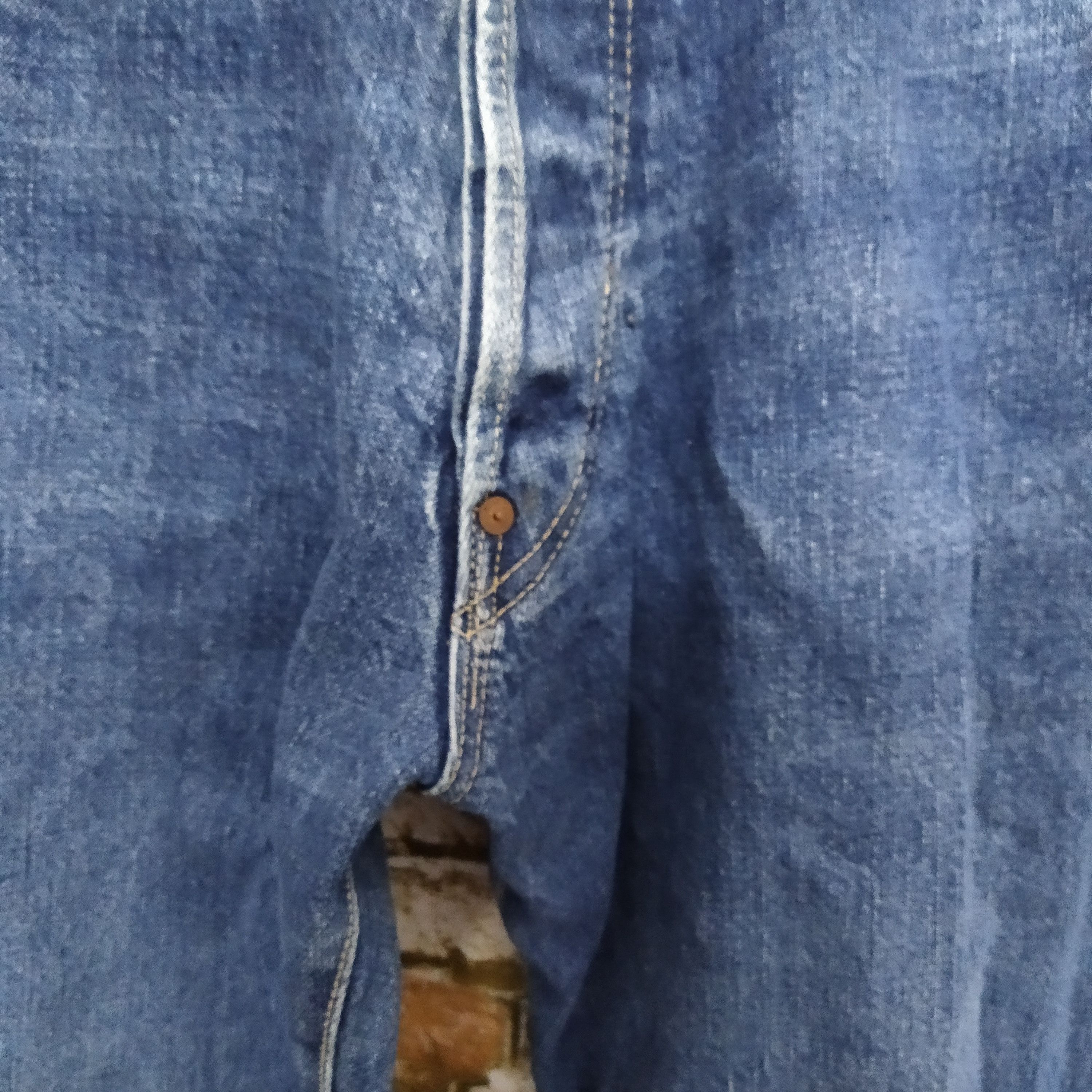 Evisu VTG EVISU NO 2 LOT Z504XX SELVEDGE JAPAN DENIM (D520) w29 Size US 29 - 7 Thumbnail