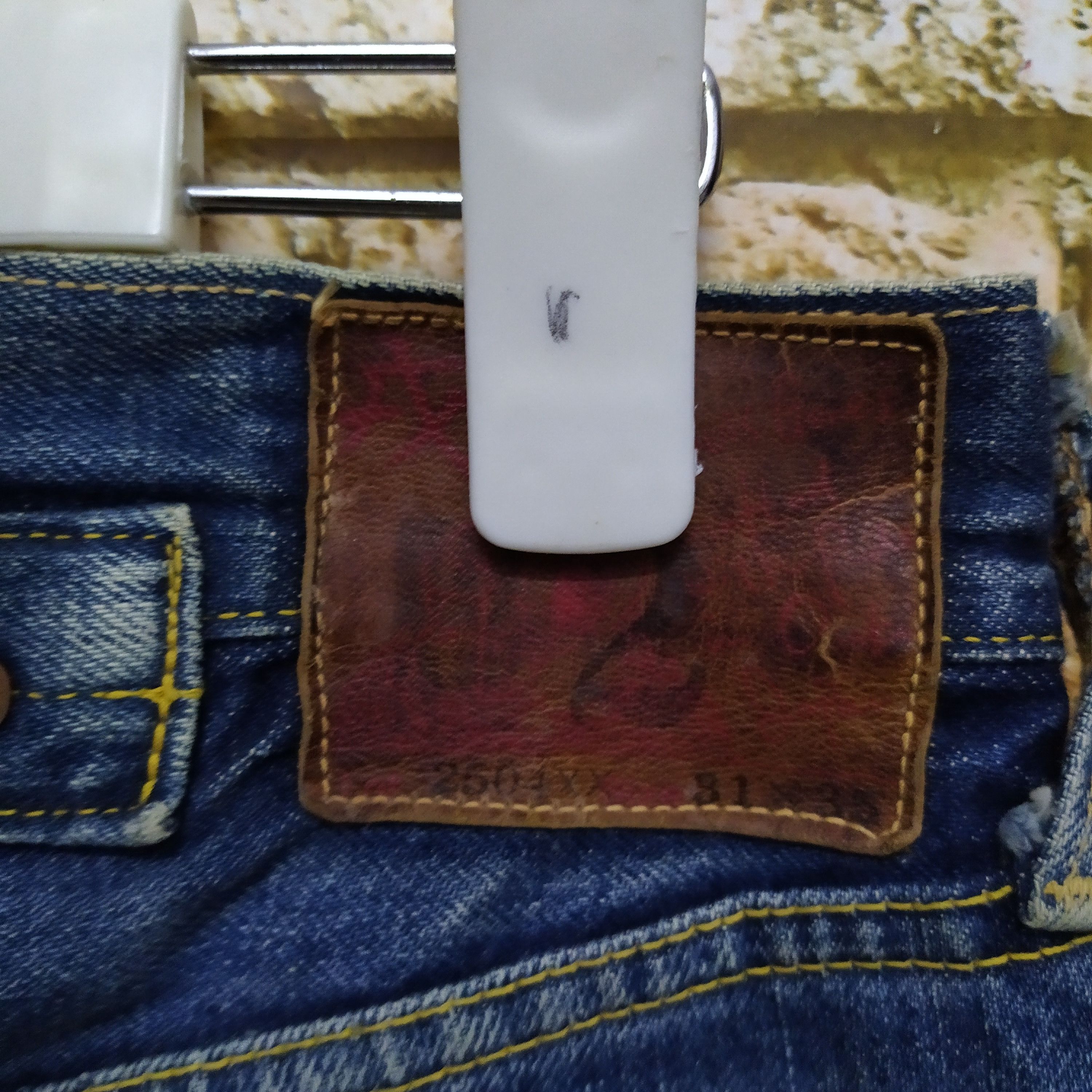 Evisu VTG EVISU NO 2 LOT Z504XX SELVEDGE JAPAN DENIM (D520) w29 Size US 29 - 5 Thumbnail