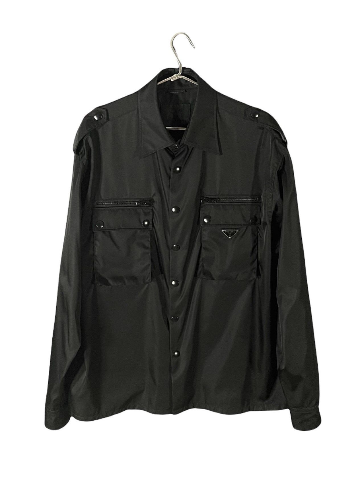 Prada Prada Nylon Gabardine Shirt Grailed