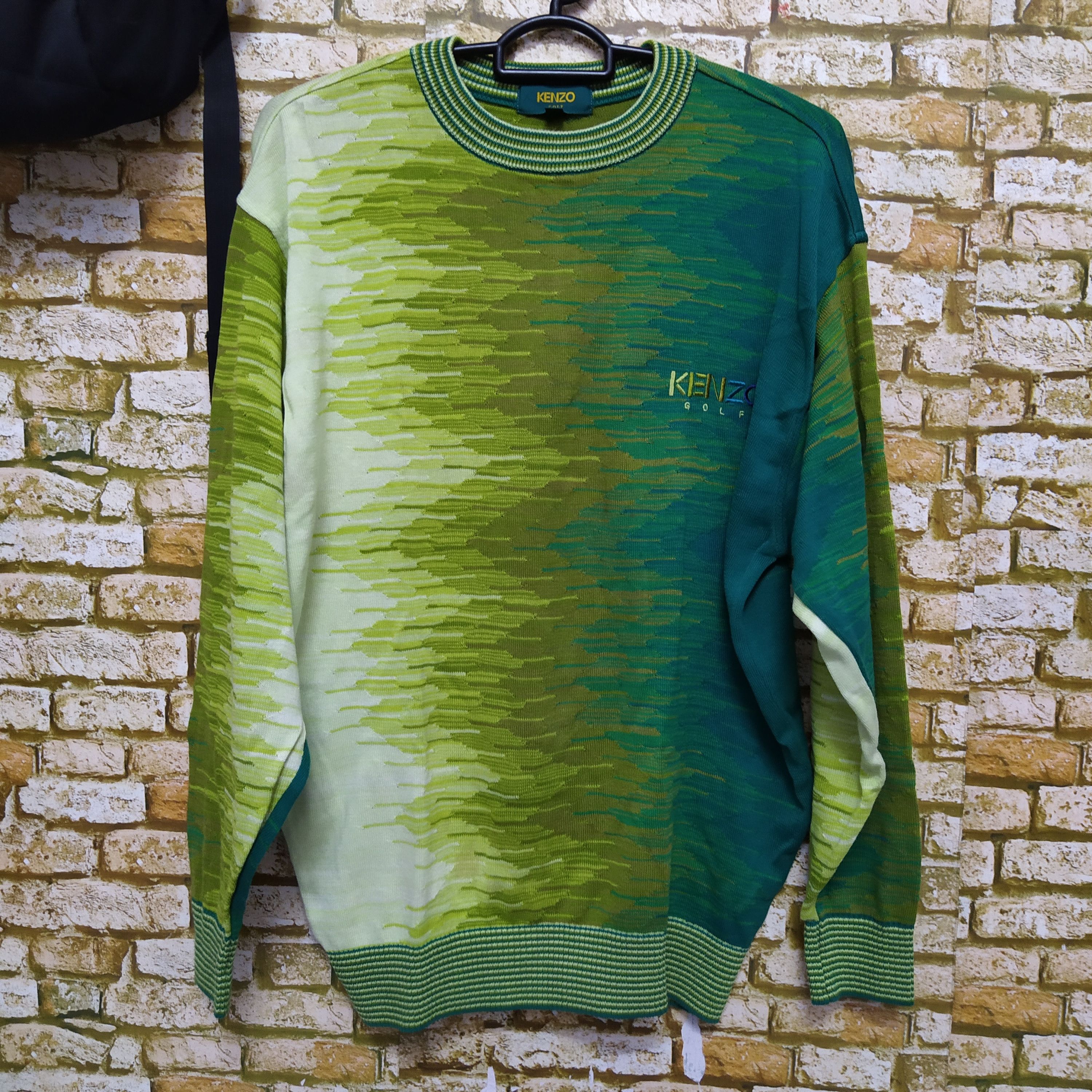 Kenzo × Vintage 90s KENZO KNITWEAR SWEATER (D524) Size US L / EU 52-54 / 3 - 1 Thumbnail
